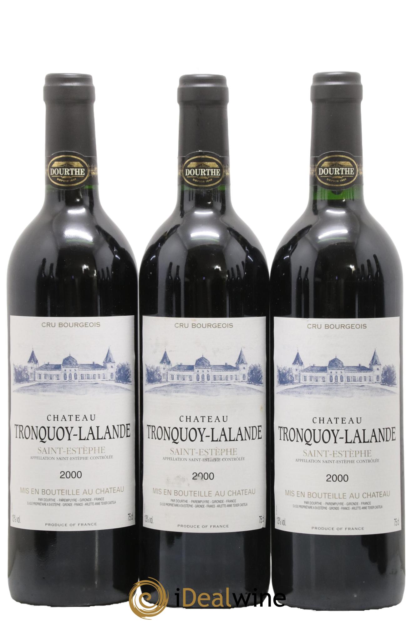 Château Tronquoy Lalande 2000 - Lot of 12 bottles - 2