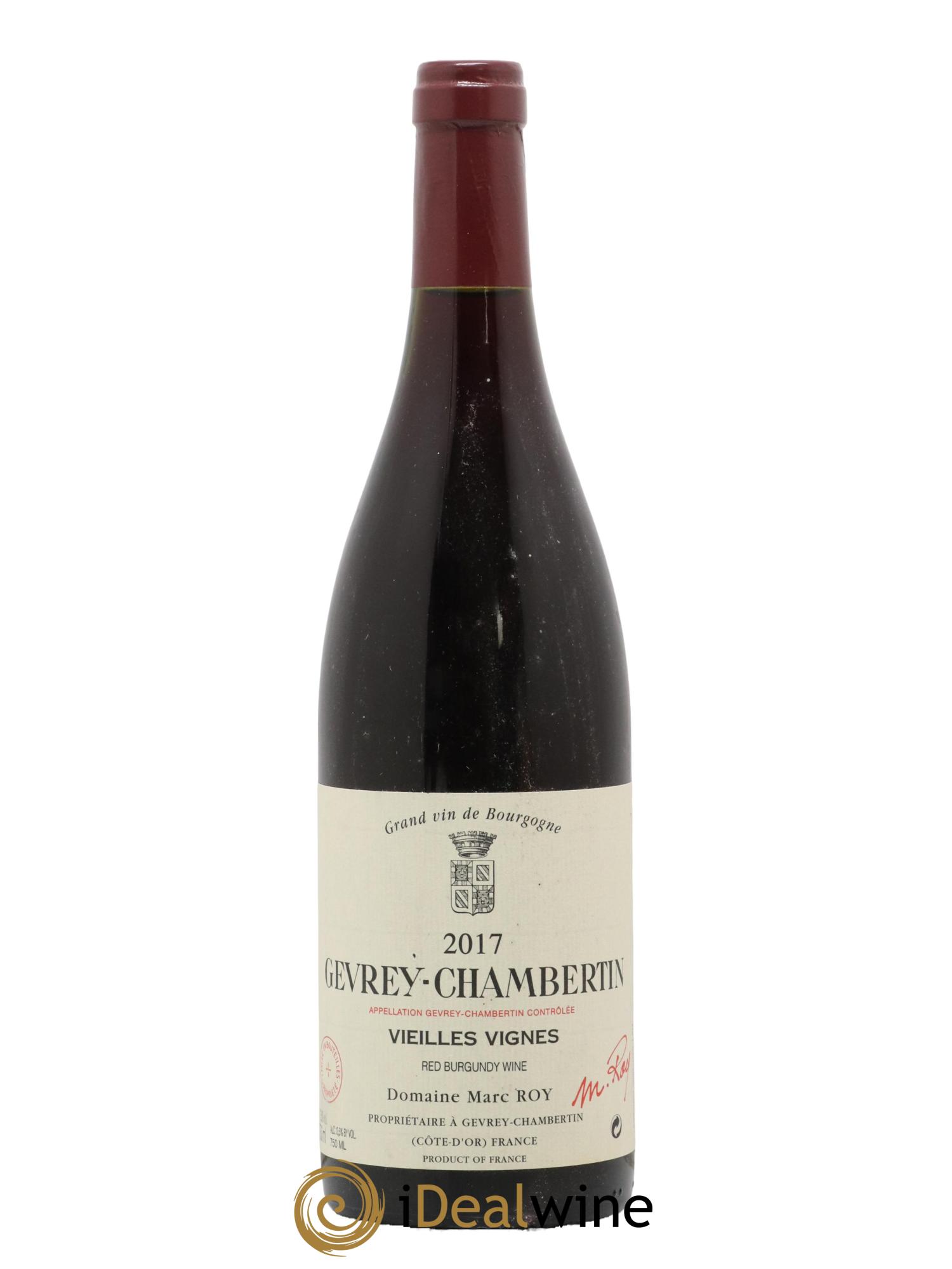 Gevrey-Chambertin Vieilles Vignes Marc Roy 2017 - Lot de 1 bouteille - 0