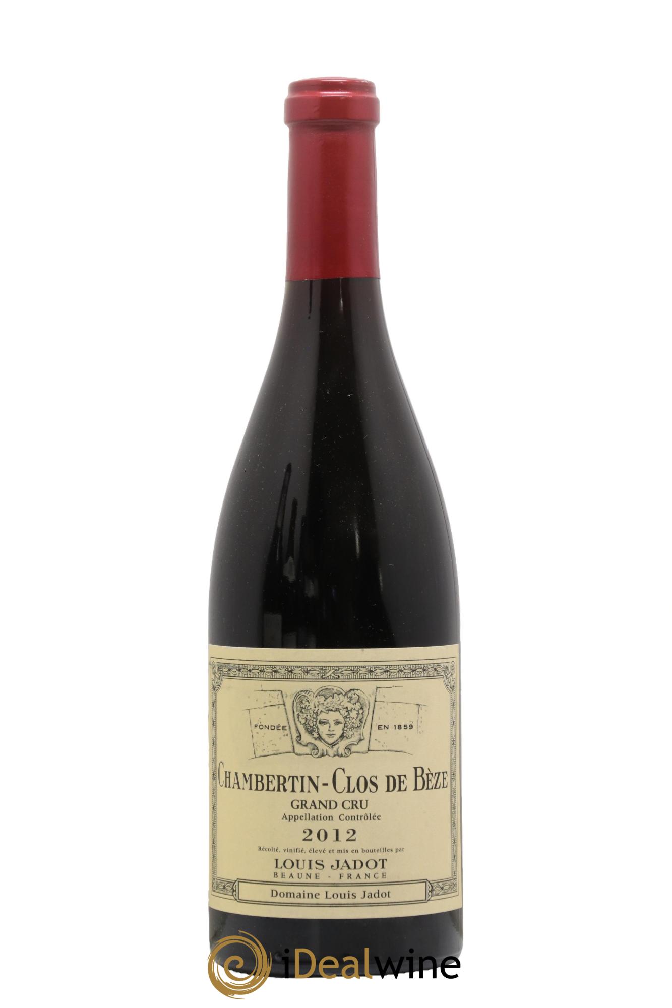 Chambertin Clos de Bèze Grand Cru Domaine Louis Jadot 2012 - Lot de 1 bouteille - 0