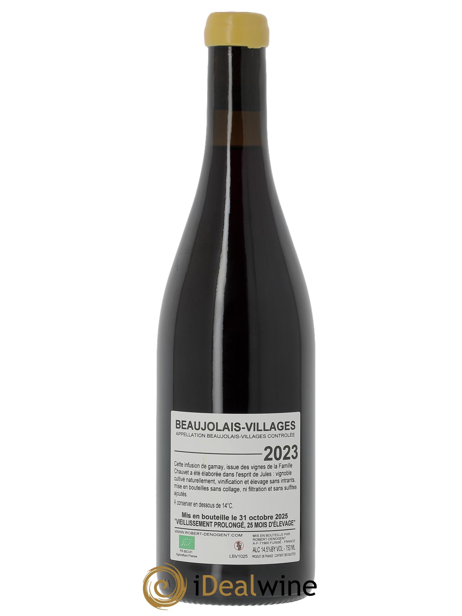 Beaujolais Jules Chauvet Robert Denogent (Domaine) 2023 - Lotto di 1 bottiglia - 1