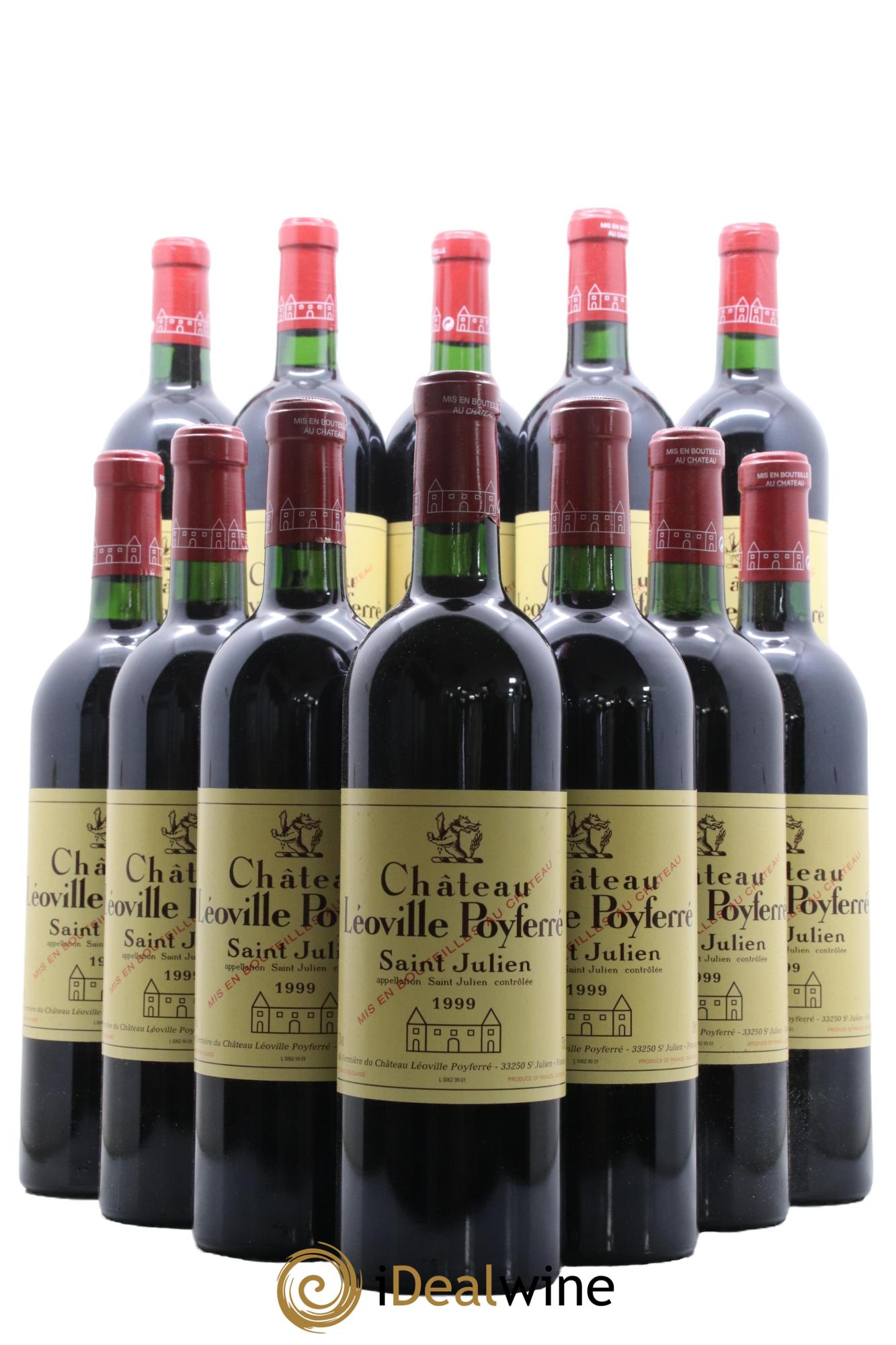 Château Léoville Poyferré 2ème Grand Cru Classé 1999 - Lot de 12 bouteilles - 0