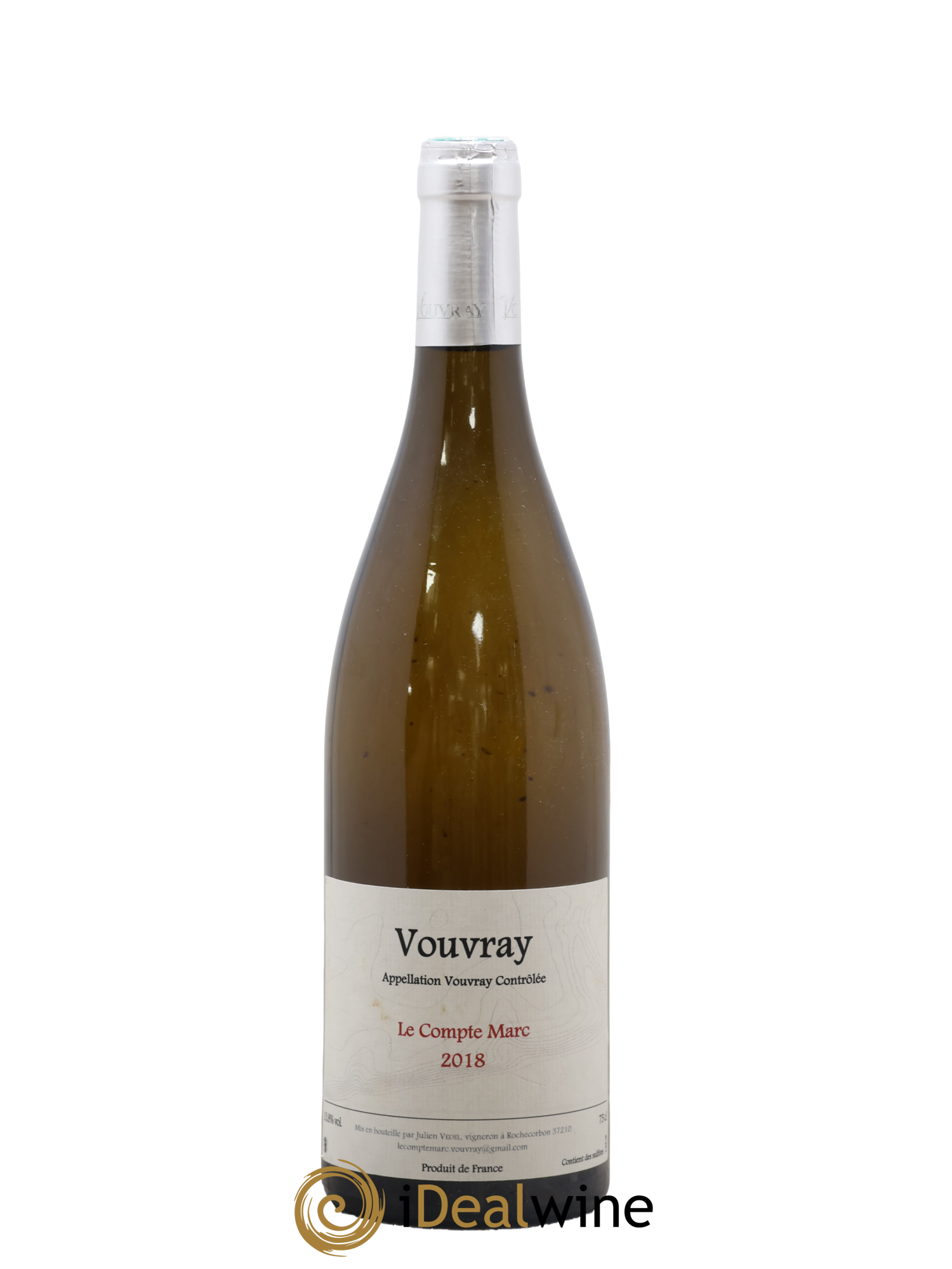 Vouvray Le Compte Marc Julien Vedel 2018 - Lotto di 1 bottiglia - 0