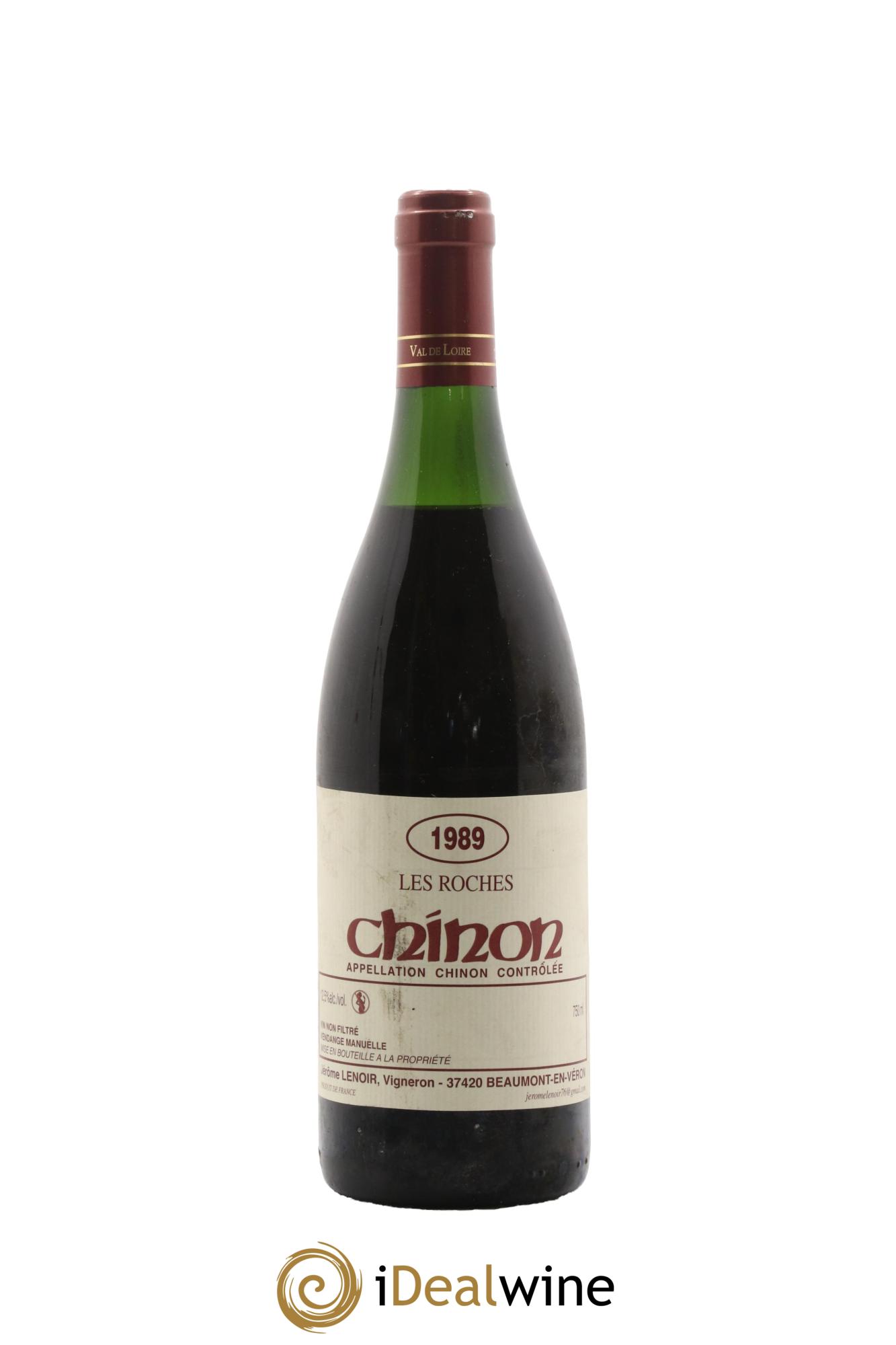 Chinon Les Roches Lenoir (Domaine) 1989 - Lot de 1 bouteille - 0