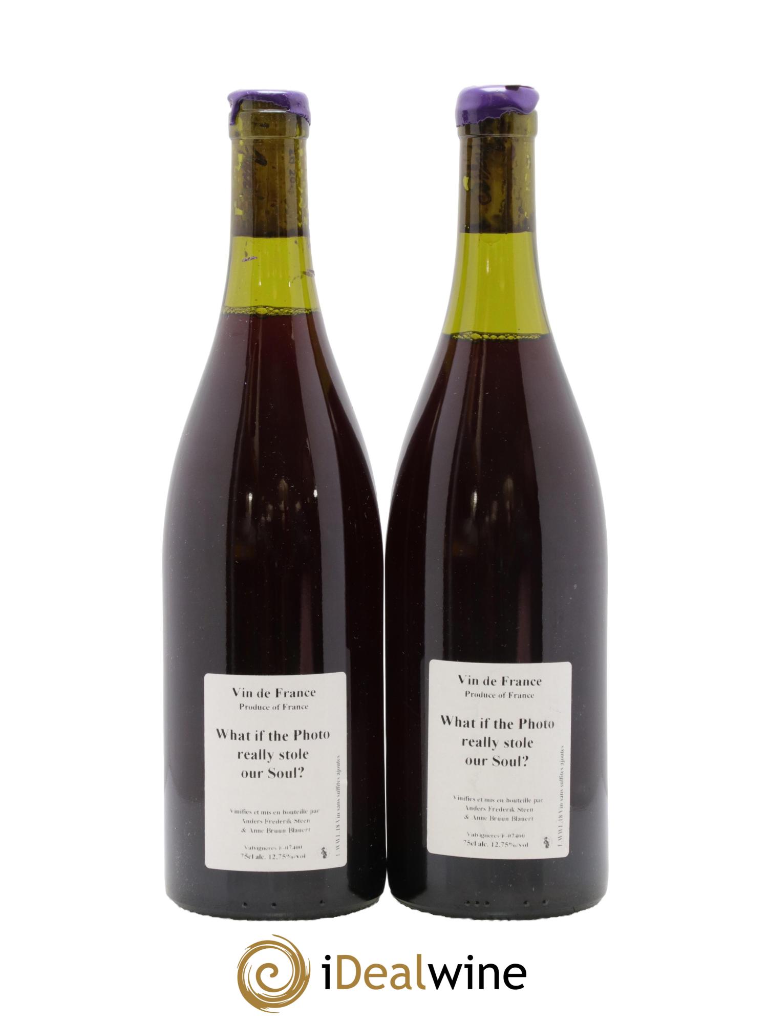Vin de France What if The Photo Really Stole Our Soul Anders Frederik Steen 2018 - Lotto di 2 bottiglie - 0