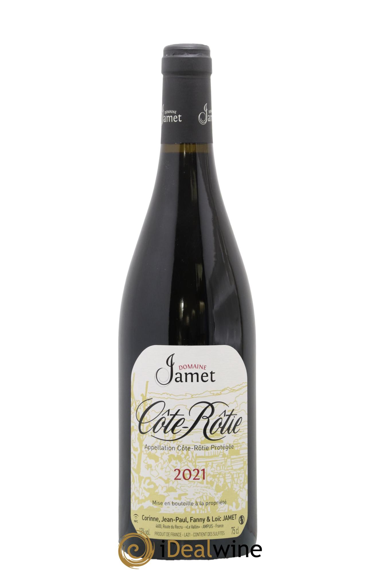 Côte-Rôtie Jamet (Domaine) 2021 - Lot de 1 bouteille - 0