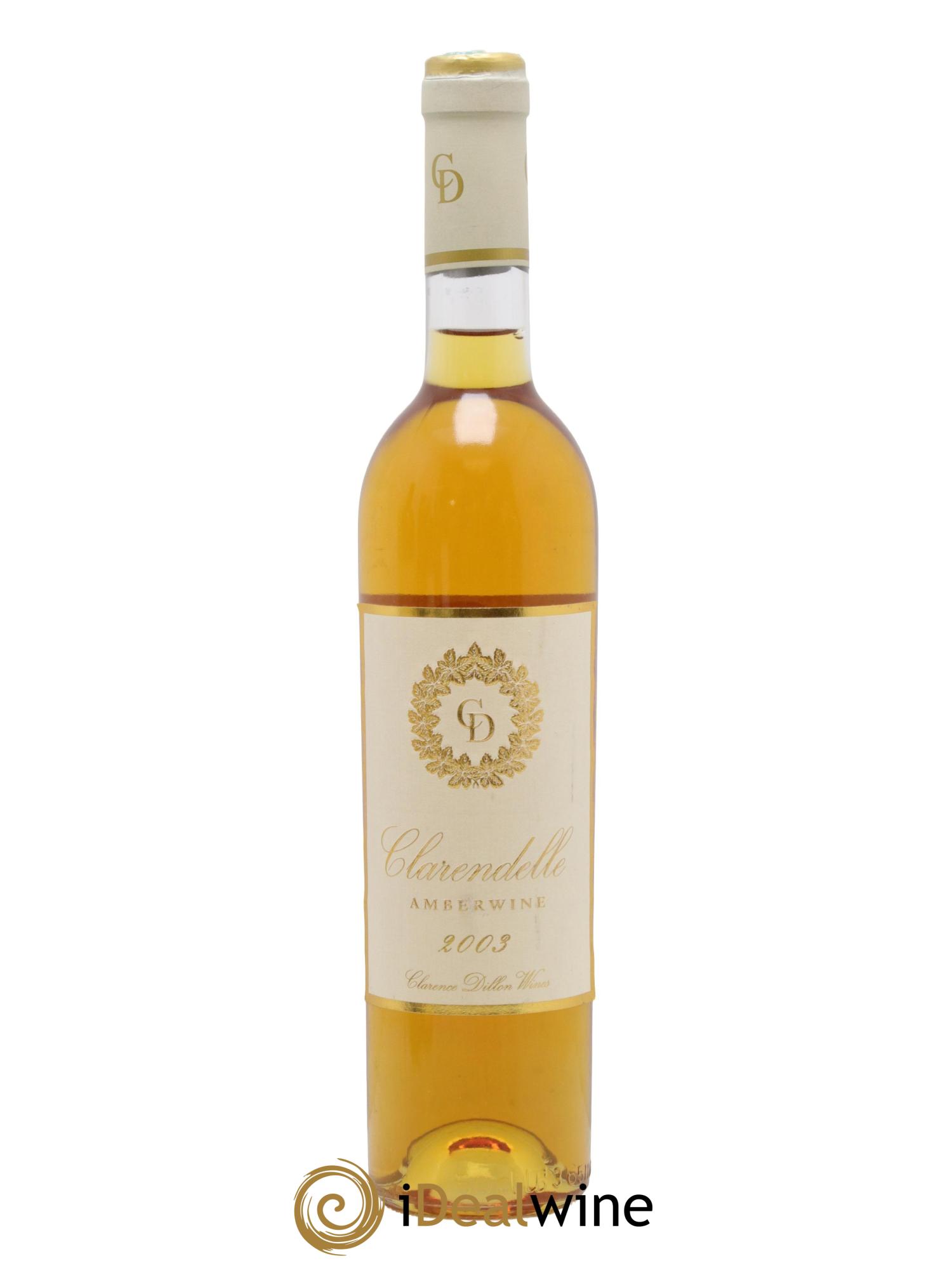 Monbazillac Clarendelle Amberwine Clarence Dillon 2003 - Lot de 1 format 50cl - 0