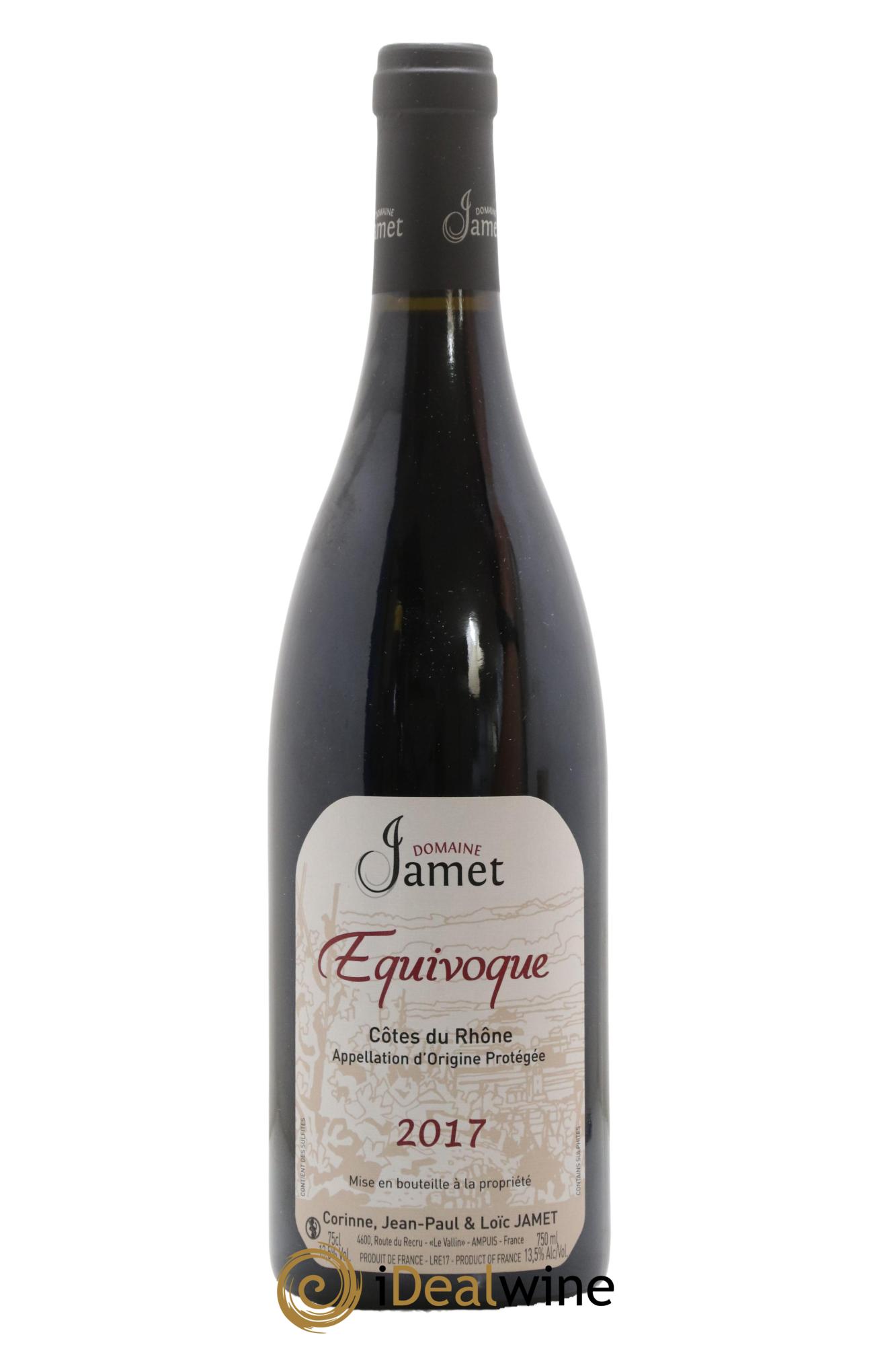 Côtes-du-Rhône Equivoque Jamet (Domaine) 2017 - Lotto di 1 bottiglia - 0