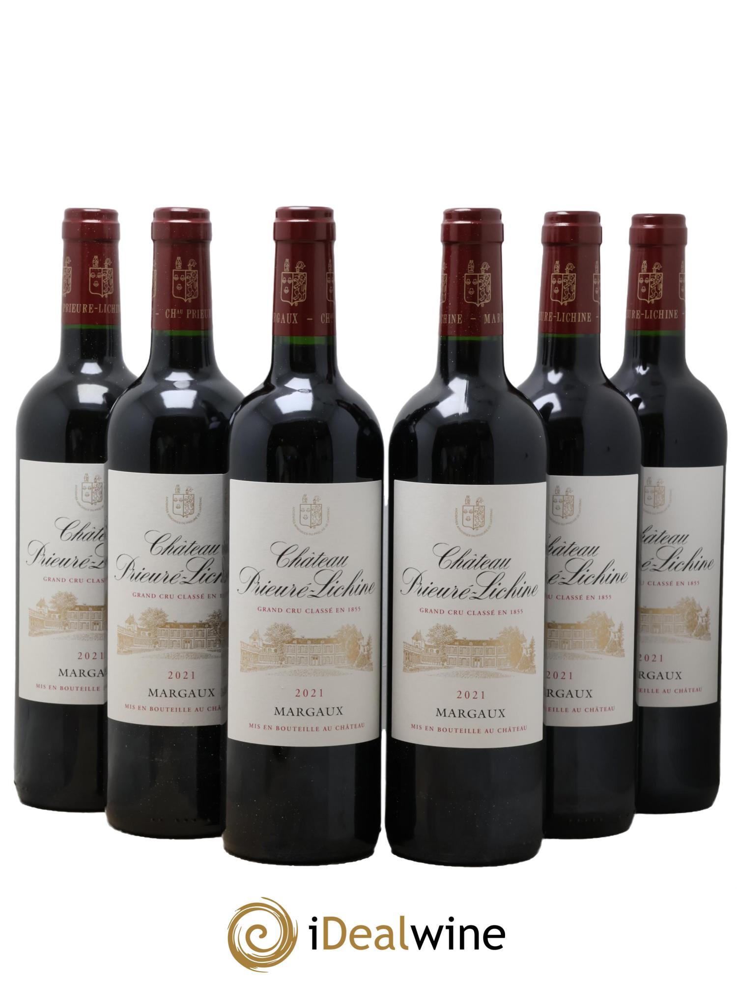 Château Prieuré Lichine 4ème Grand Cru Classé  2021 - Posten von 6 Flaschen - 0