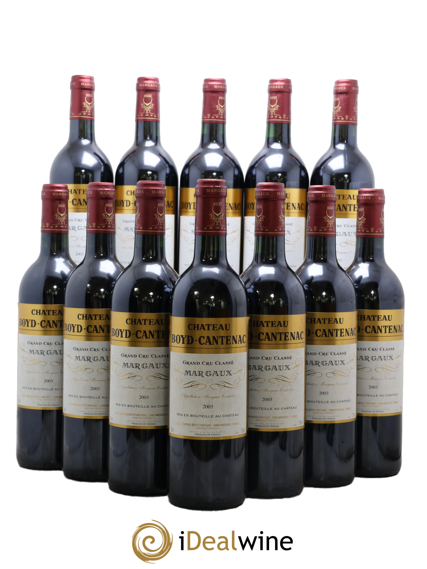 Château Boyd Cantenac 3ème Grand Cru Classé 2003 - Lote de 12 botellas - 0