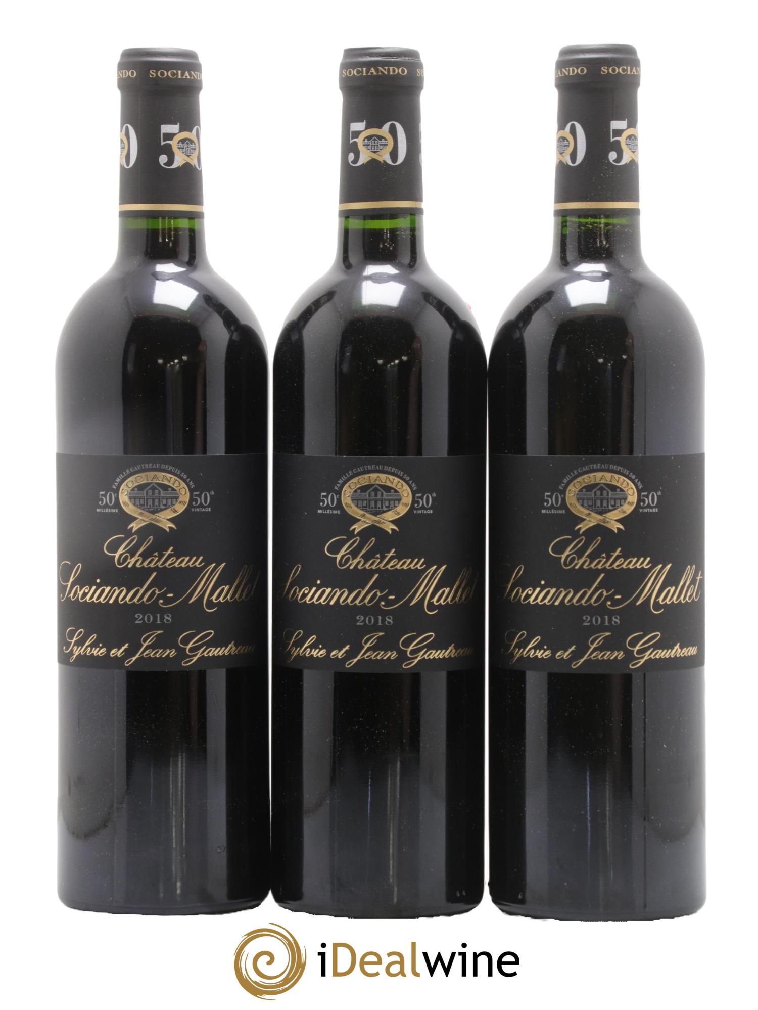 Château Sociando Mallet 2018 - Lotto di 6 bottiglie - 2