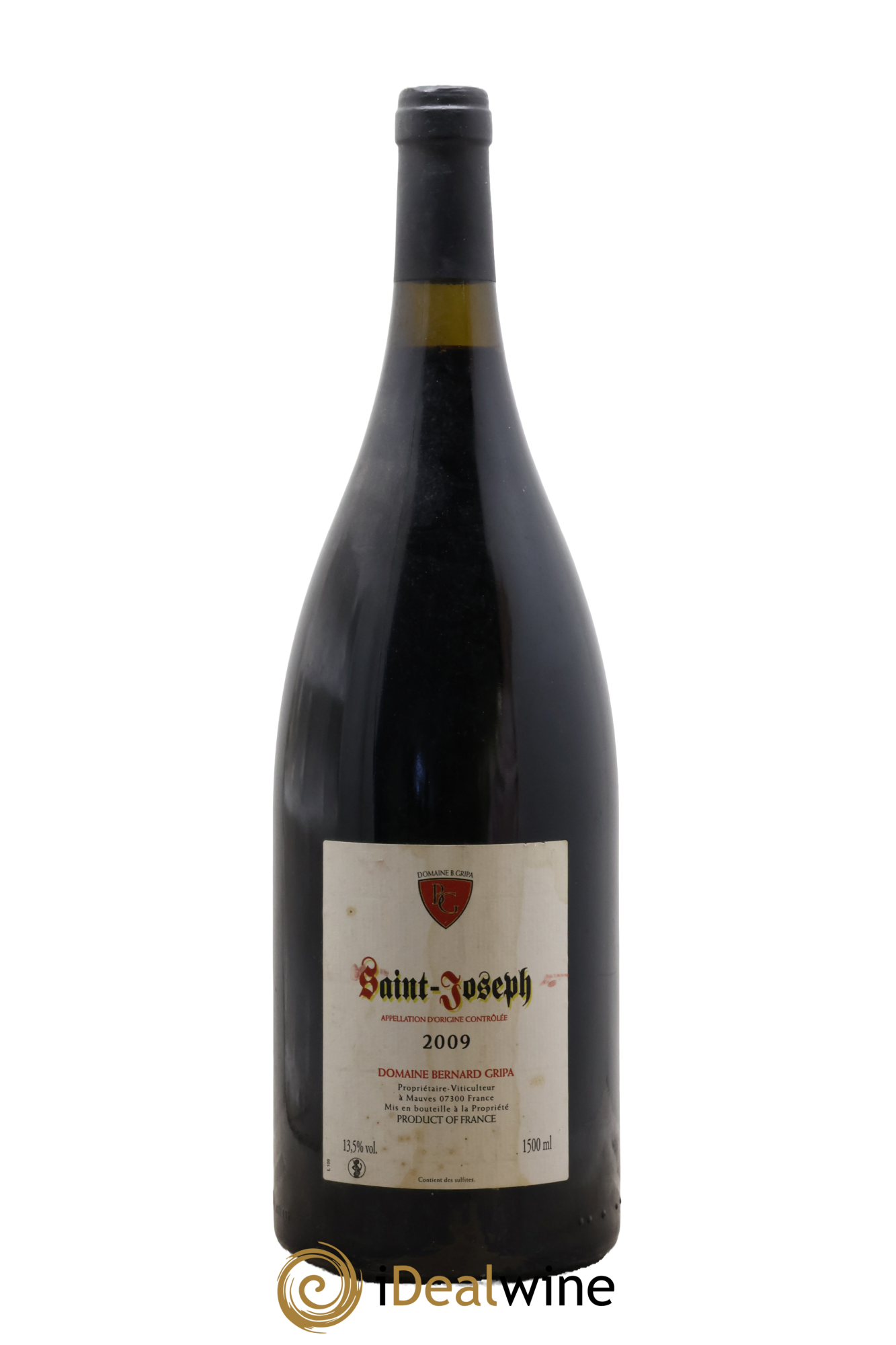 Saint-Joseph Bernard Gripa (Domaine) 2009 - Lot de 1 magnum - 0