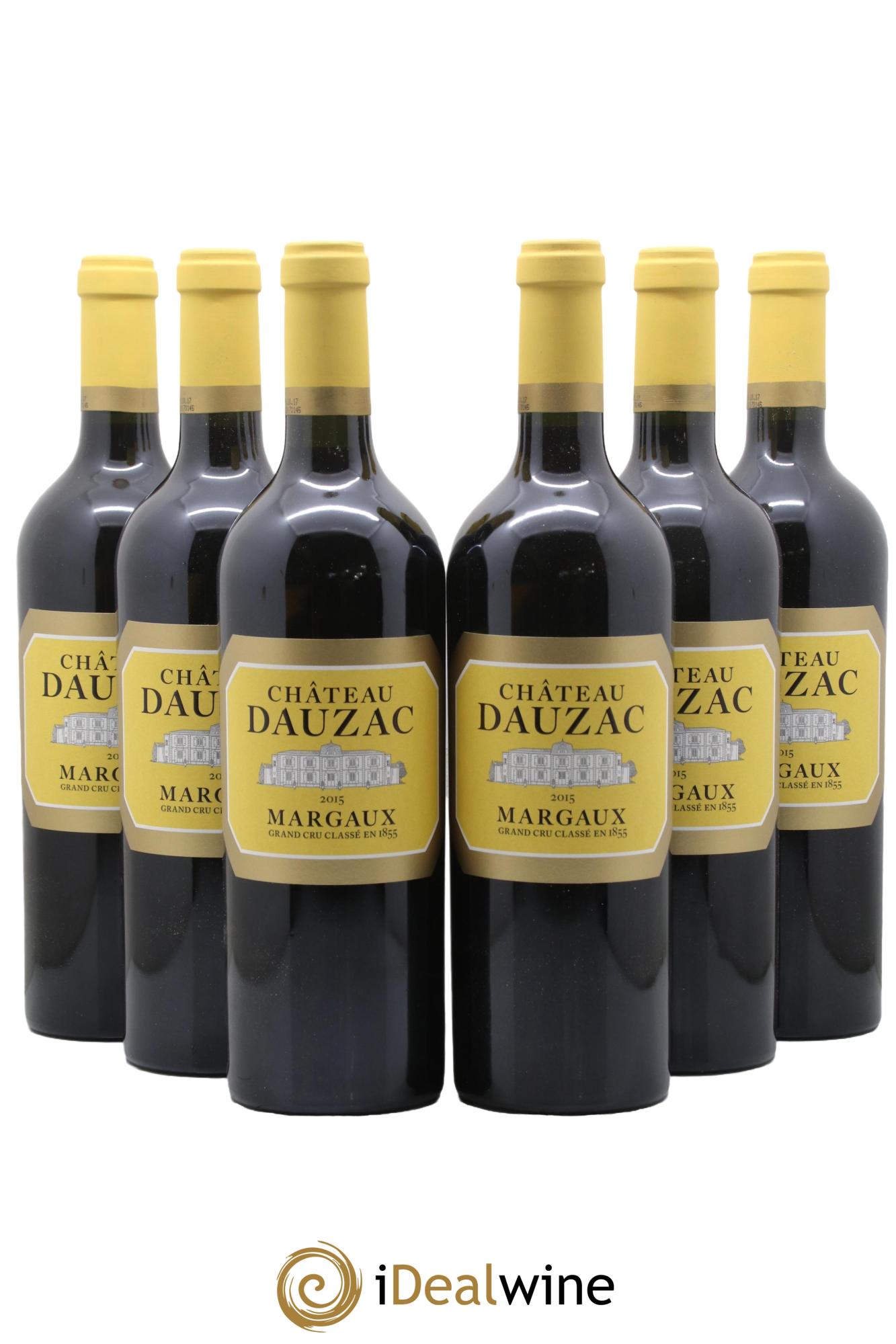 Château Dauzac 5ème Grand Cru Classé 2015 - Lot of 6 bottles - 0