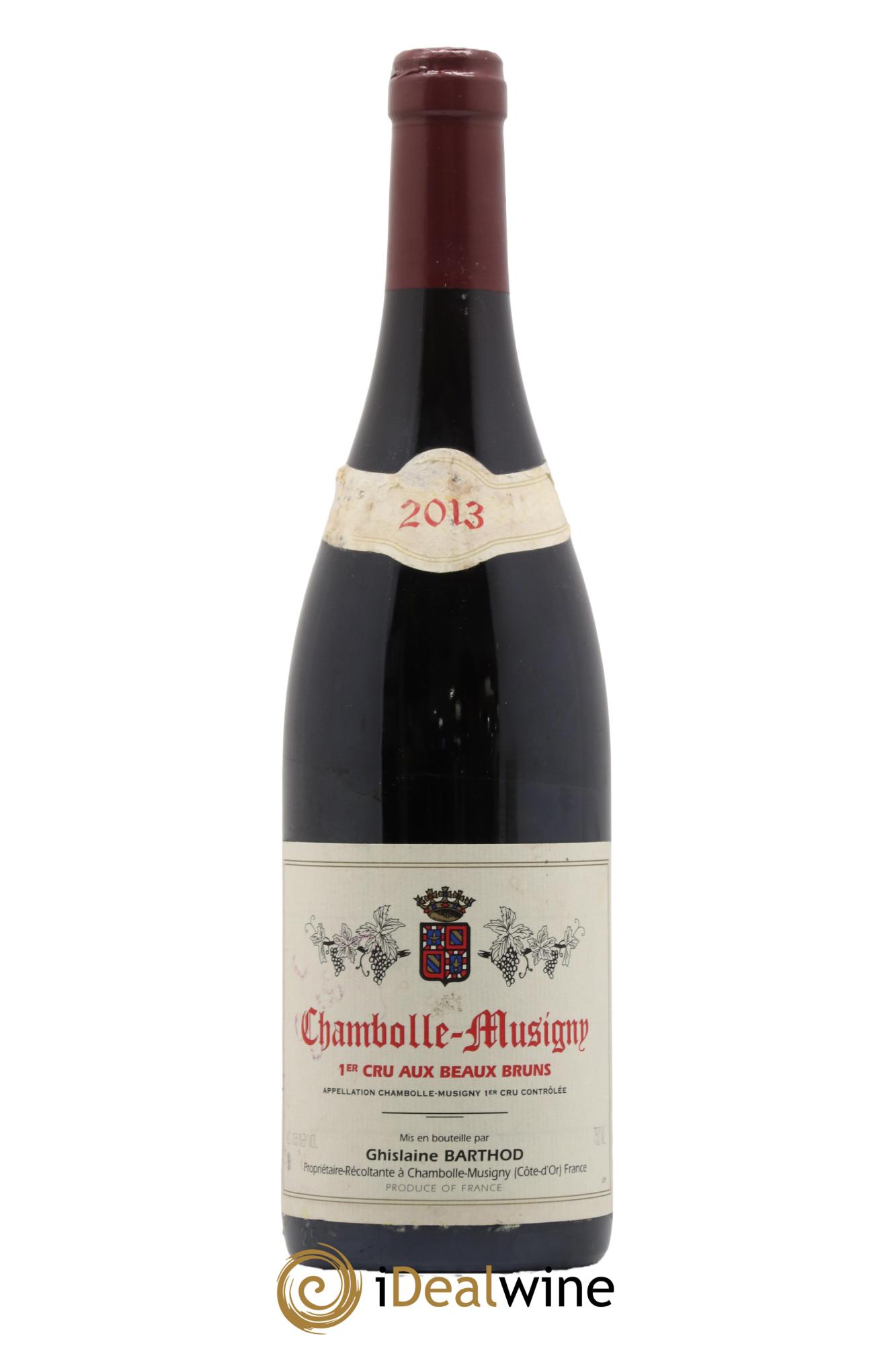 Chambolle-Musigny 1er Cru Aux Beaux Bruns Ghislaine Barthod 2013 - Lot de 1 bouteille - 0