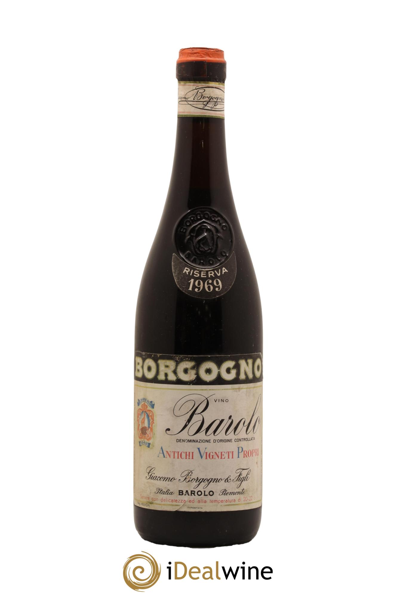 Barolo DOCG Riserva Giacomo Borgogno 1969 - Lot of 1 bottle - 0