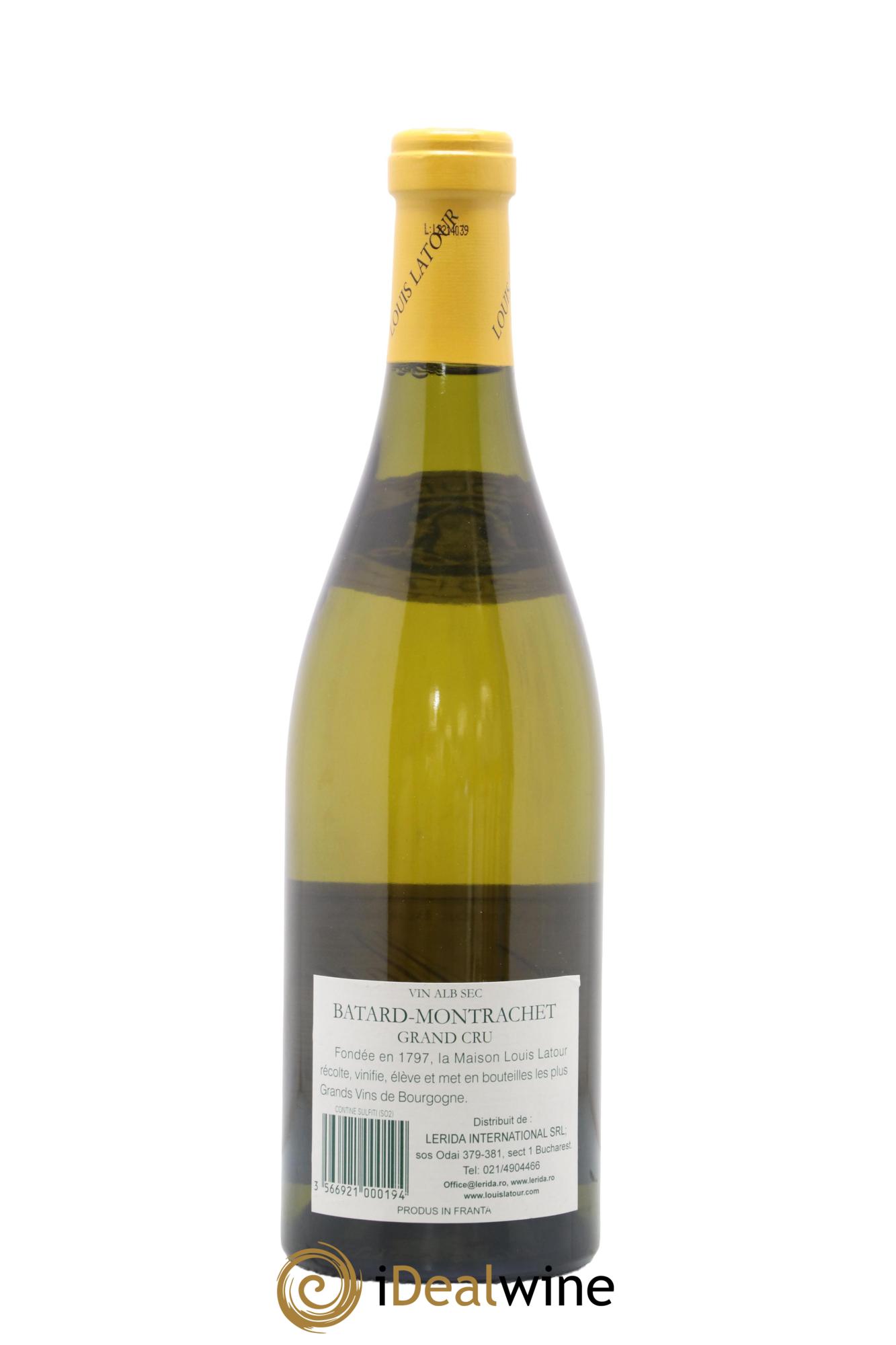 Bâtard-Montrachet Grand Cru Louis Latour 2017 - Lot de 1 bouteille - 1