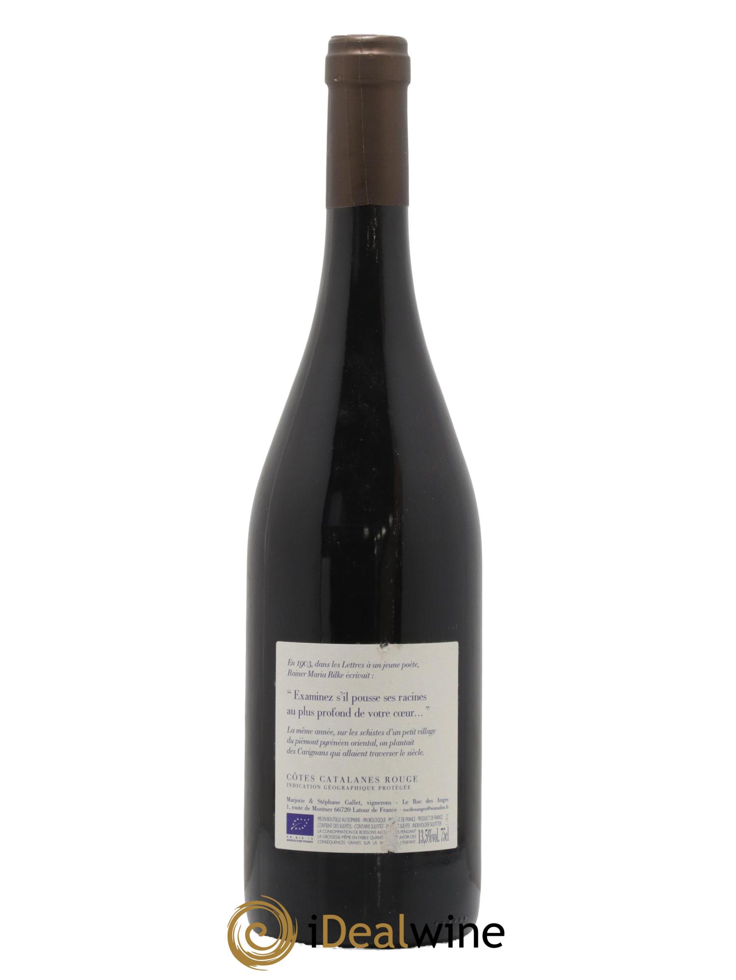 Côtes Catalanes Roc des Anges Carignan 1903 Marjorie et Stéphane Gallet 2016 - Lot de 1 bouteille - 1