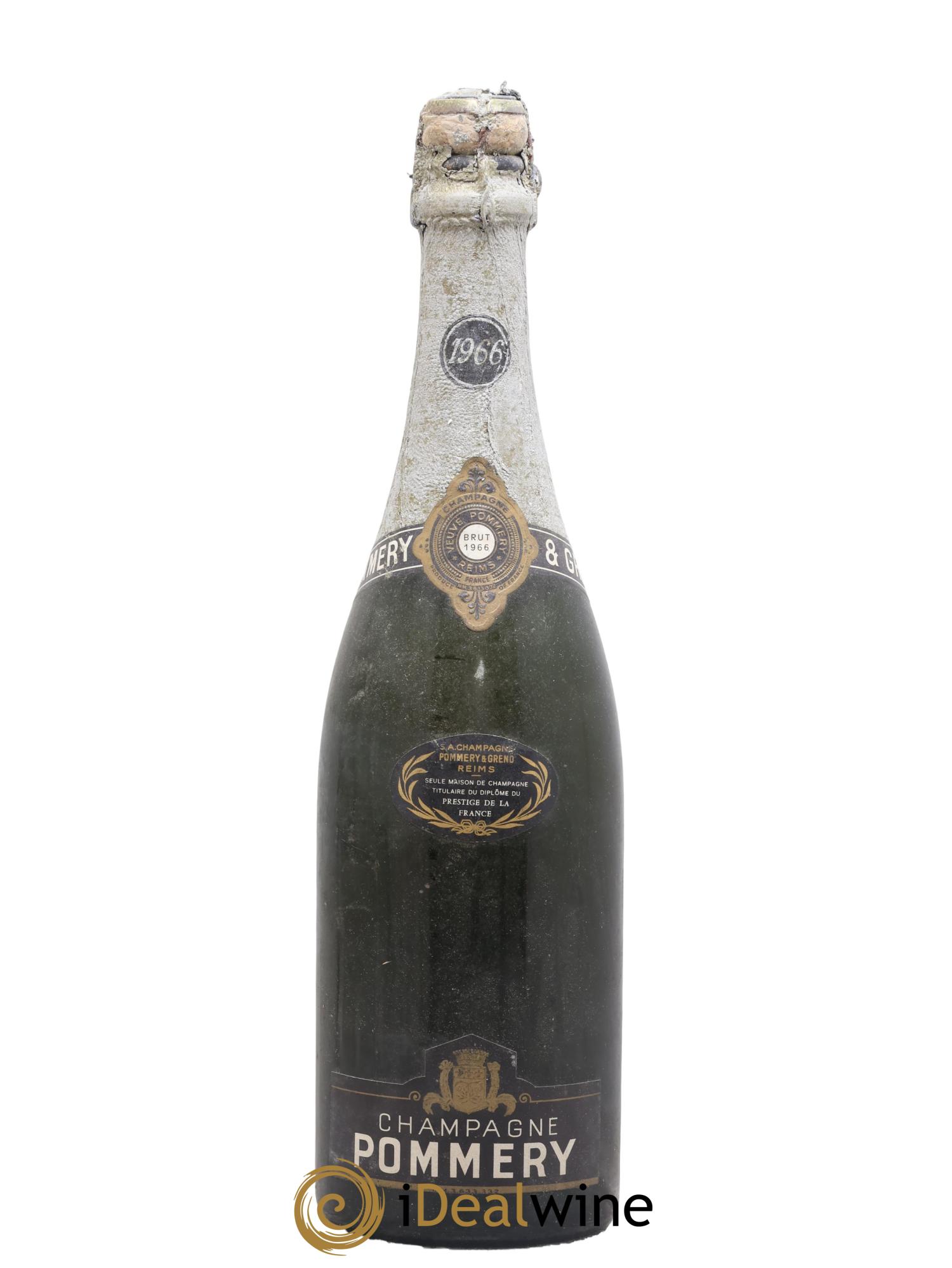 Brut Pommery 1966 - Lot de 1 bouteille - 0
