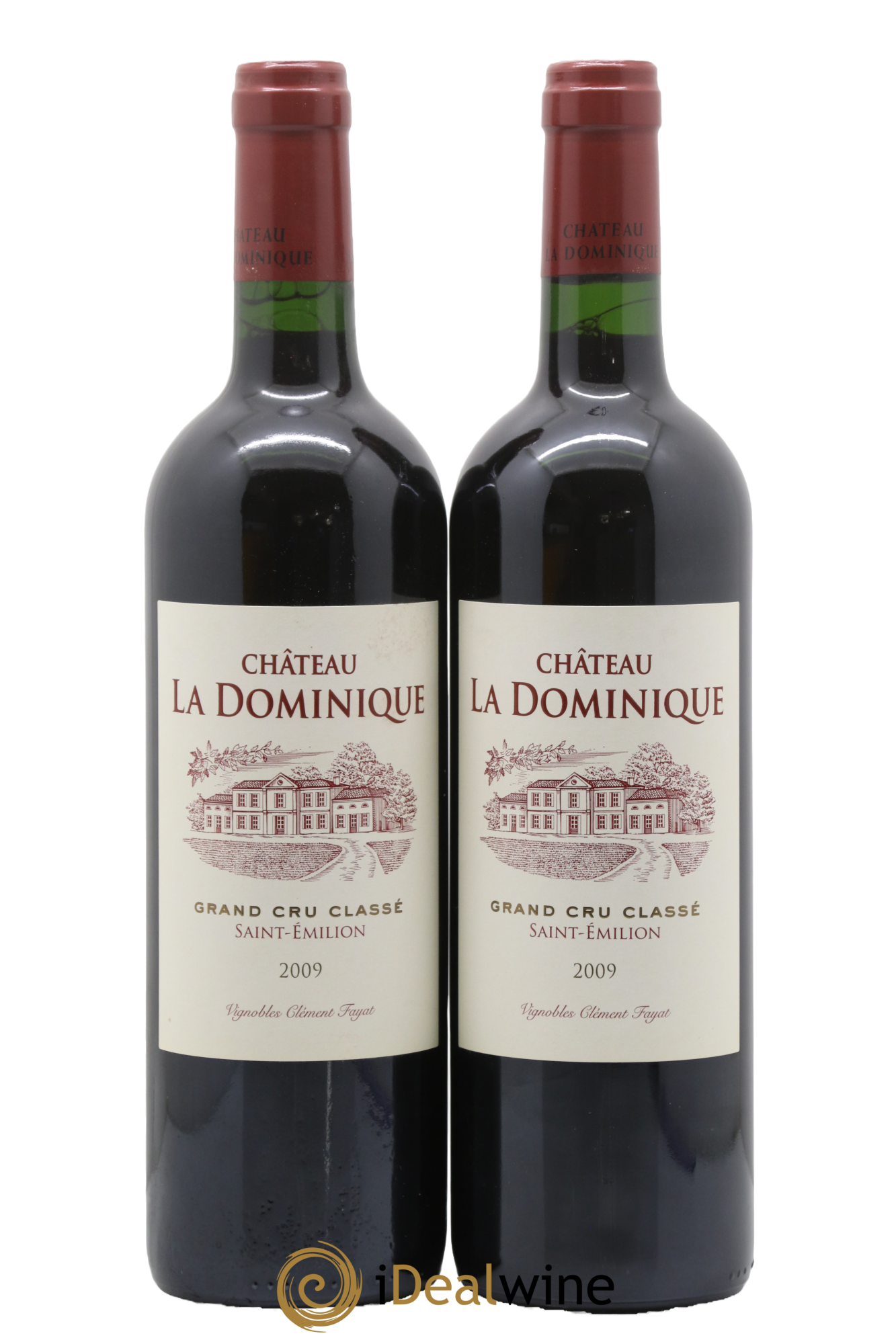 Château la Dominique Grand Cru Classé 2009 - Lot of 2 bottles - 0