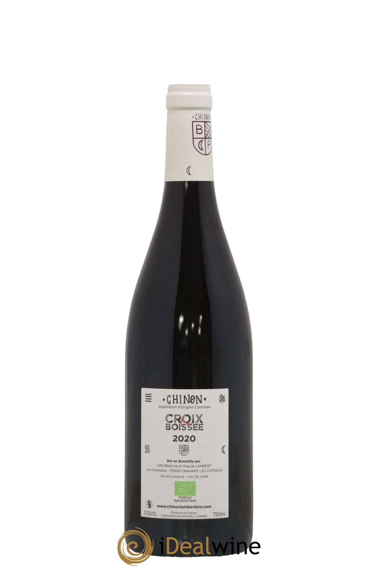Chinon La Croix Boissée Domaine Lambert 2020 - Posten von 1 Flasche - 1