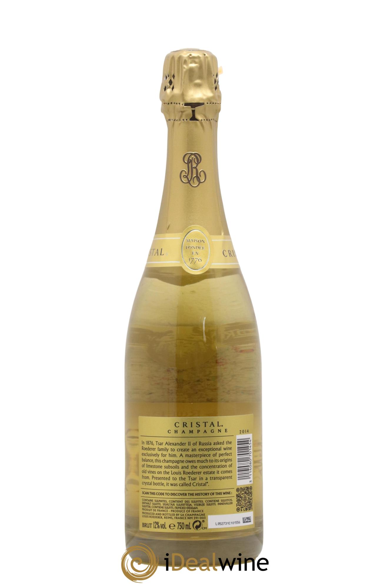 Cristal Louis Roederer 2014 - Lot de 1 bouteille - 2