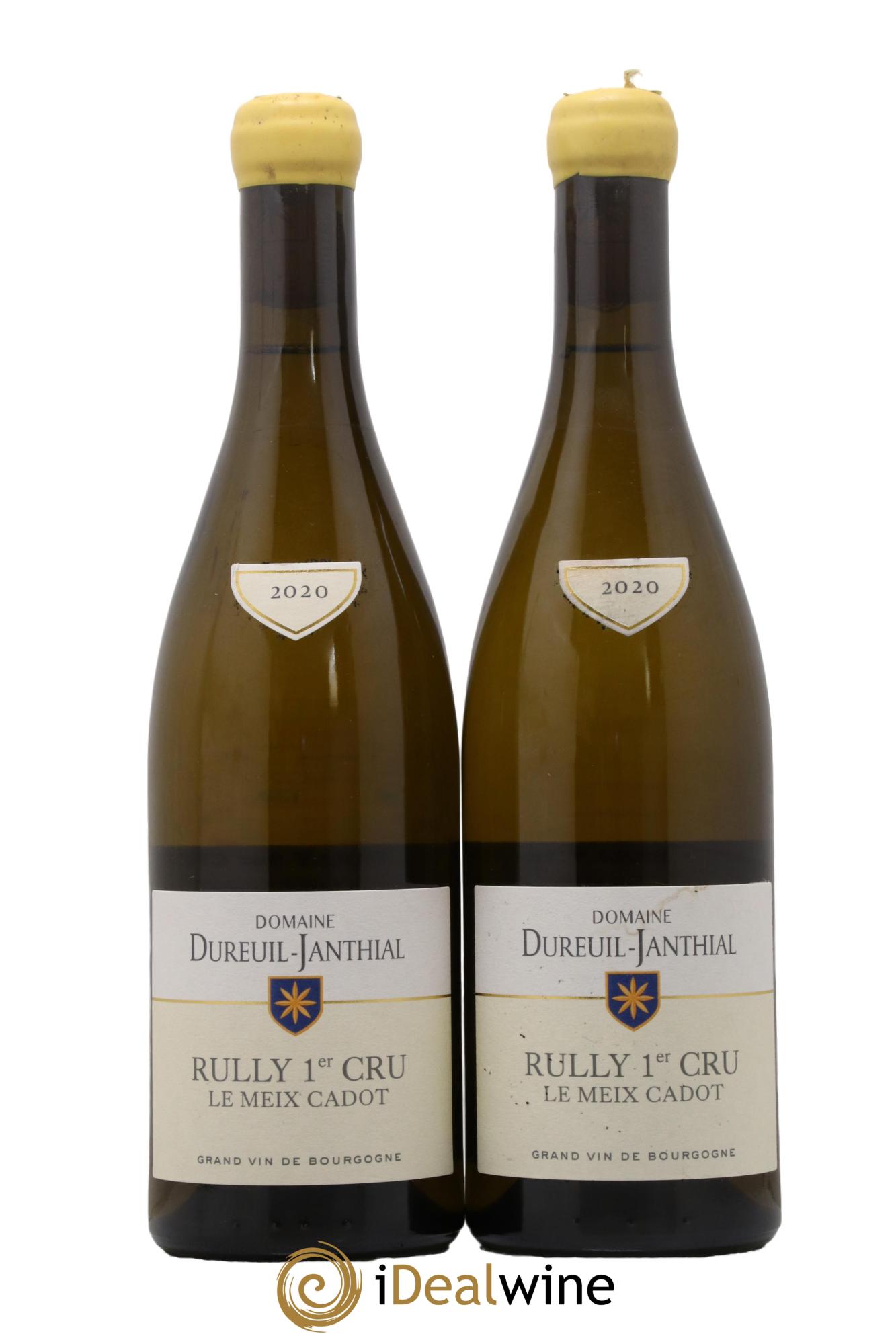 Rully 1er Cru Le Meix Cadot Vincent Dureuil-Janthial 2020 - Lot de 2 bouteilles - 0