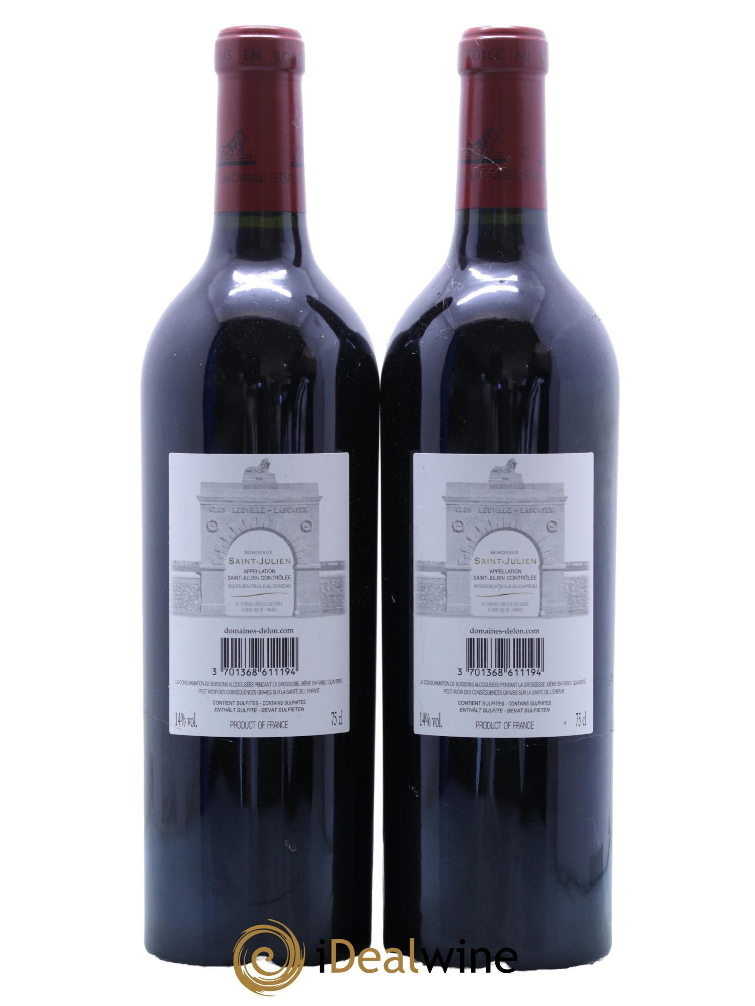 Château Léoville Las Cases 2ème Grand Cru Classé  2019 - Lot de 2 bouteilles - 1