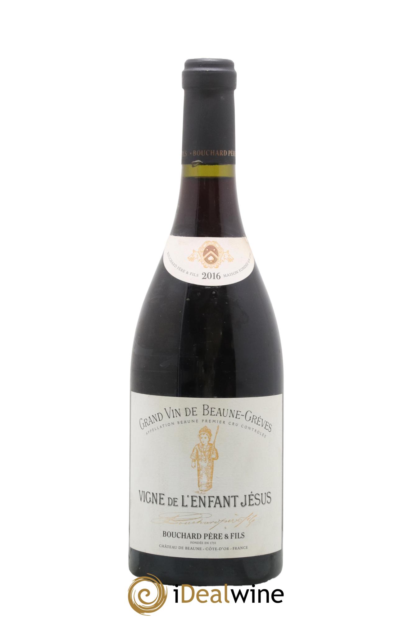 Beaune 1er Cru Grèves - Vigne de l'Enfant Jésus Bouchard Père & Fils 2016 - Lot de 1 bouteille - 0
