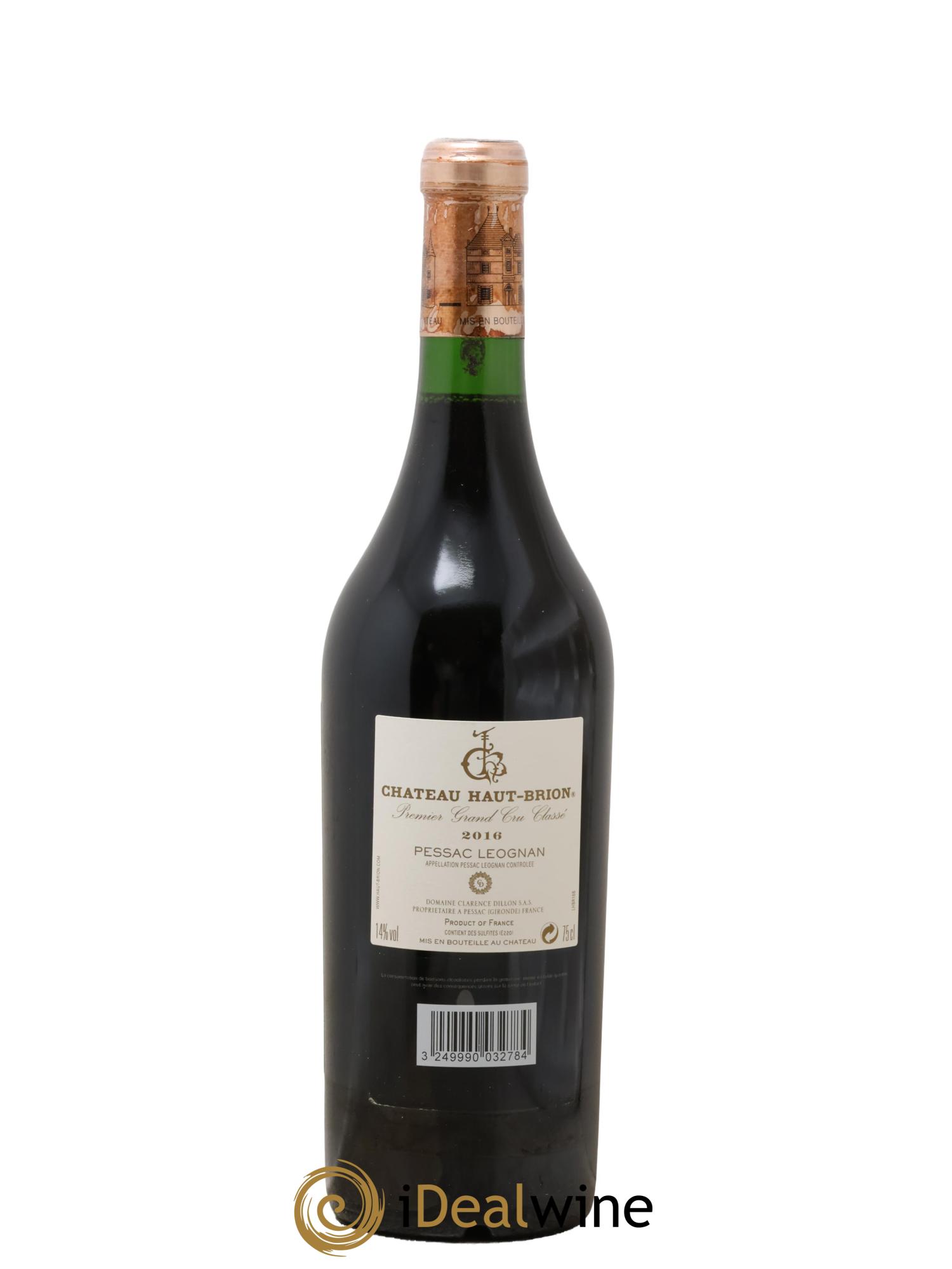 Château Haut Brion 1er Grand Cru Classé 2016 - Posten von 1 Flasche - 2