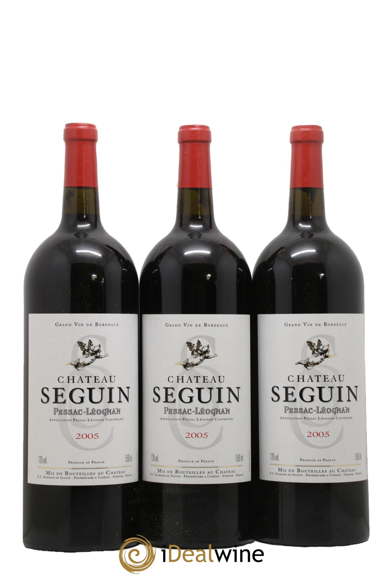 Pessac-Léognan Chateau Seguin 2005 - Lot de 6 magnums - 1