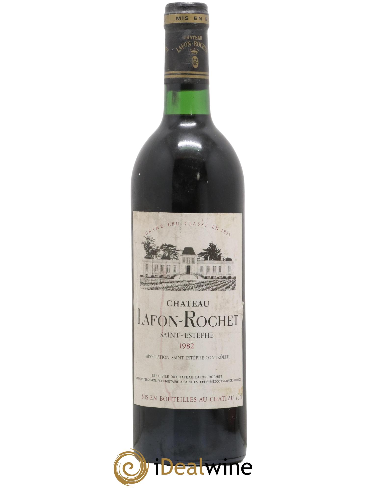 Château Lafon Rochet 4ème Grand Cru Classé 1982 - Lot de 1 bouteille - 0