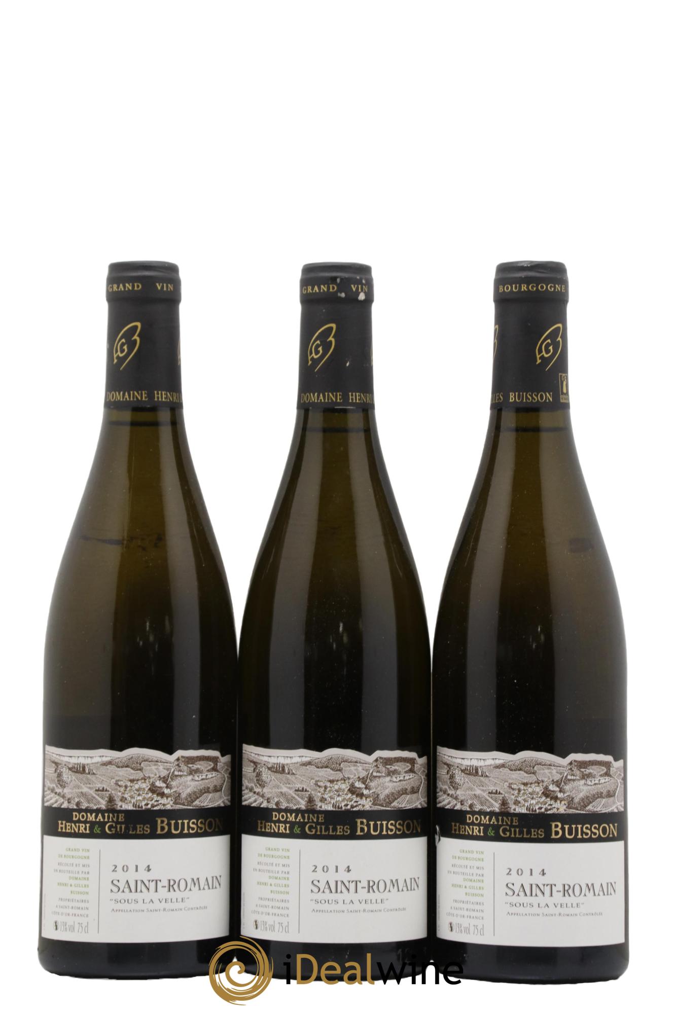 Saint-Romain Sous la Velle Henri et Gilles Buisson (Domaine) 2014 - Lot de 3 bouteilles - 0