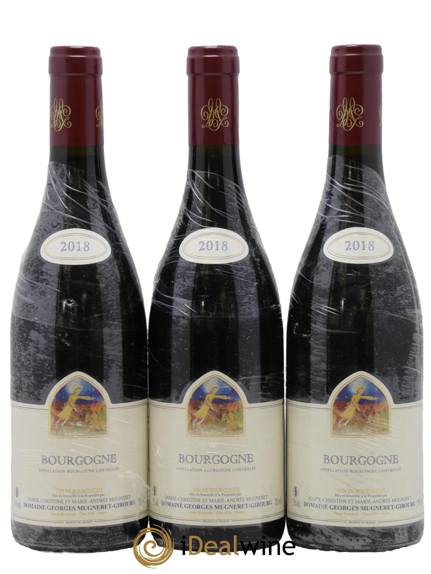 Bourgogne Mugneret-Gibourg (Domaine) 2018 - Lot de 3 bouteilles - 0