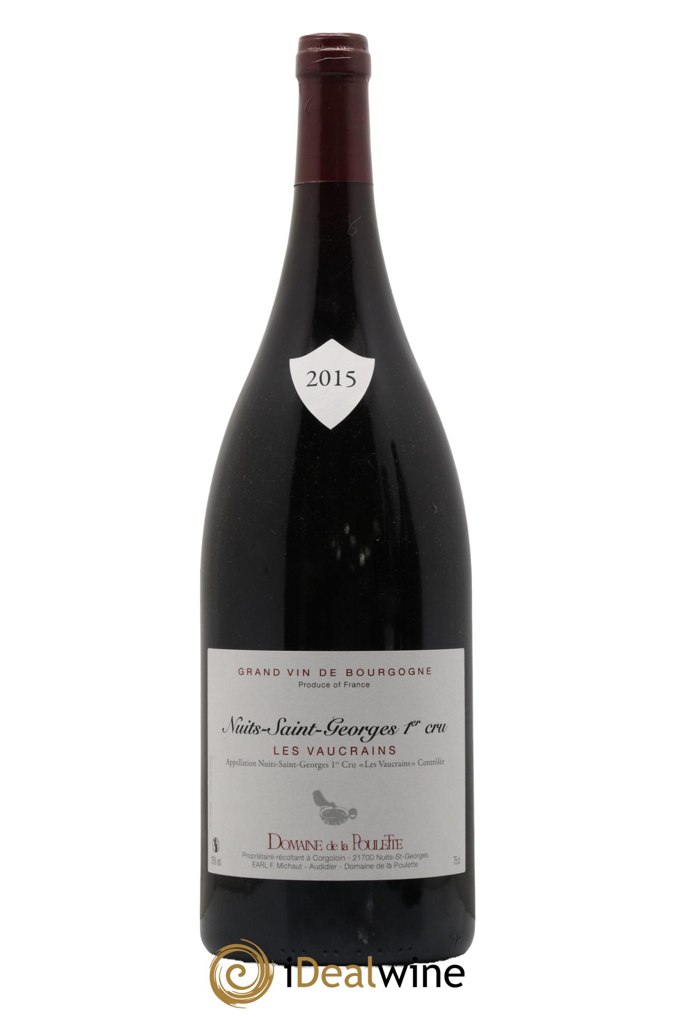 Nuits-Saint-Georges 1er Cru Les Vaucrains Domaine De La Poulette 2015 - Lot de 1 magnum - 0