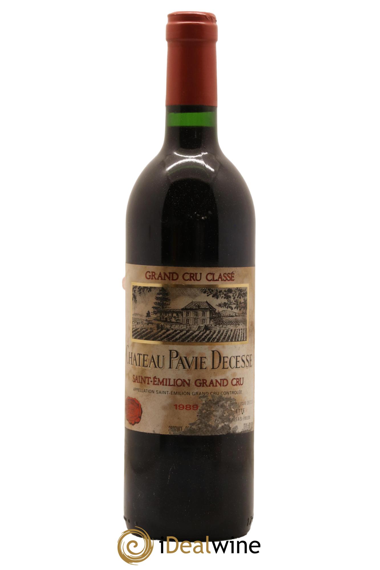 Château Pavie Decesse Grand Cru Classé 1989 - Lot de 1 bouteille - 0