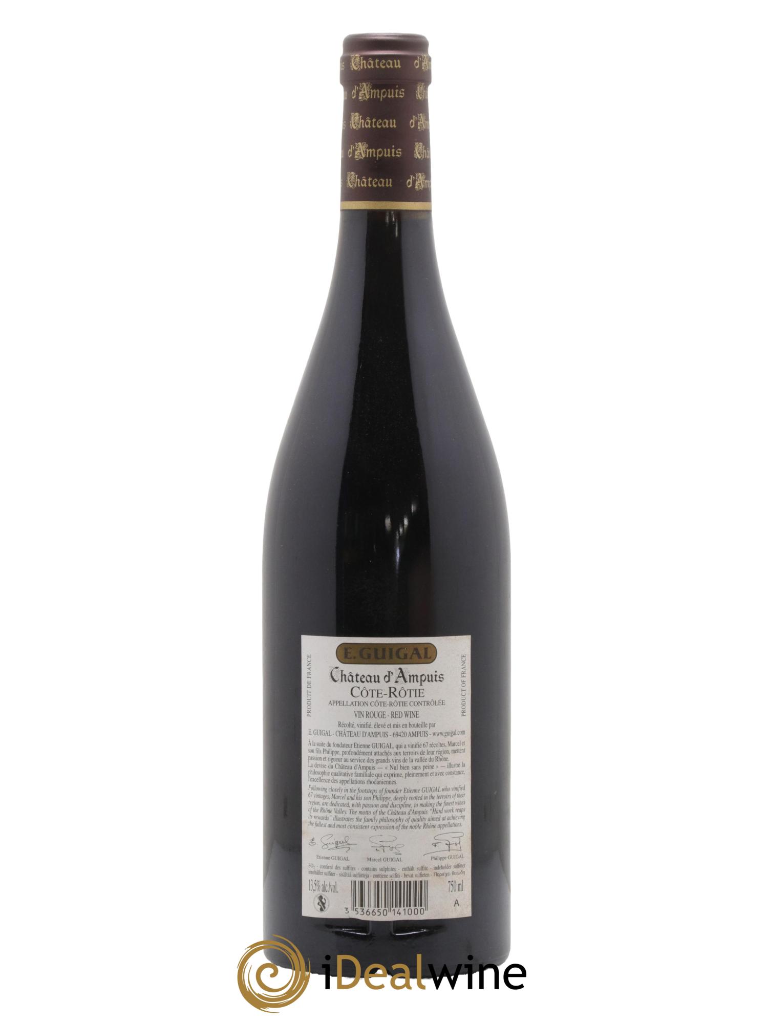 Côte-Rôtie Château d'Ampuis Guigal 2010 - Lot de 1 bouteille - 1