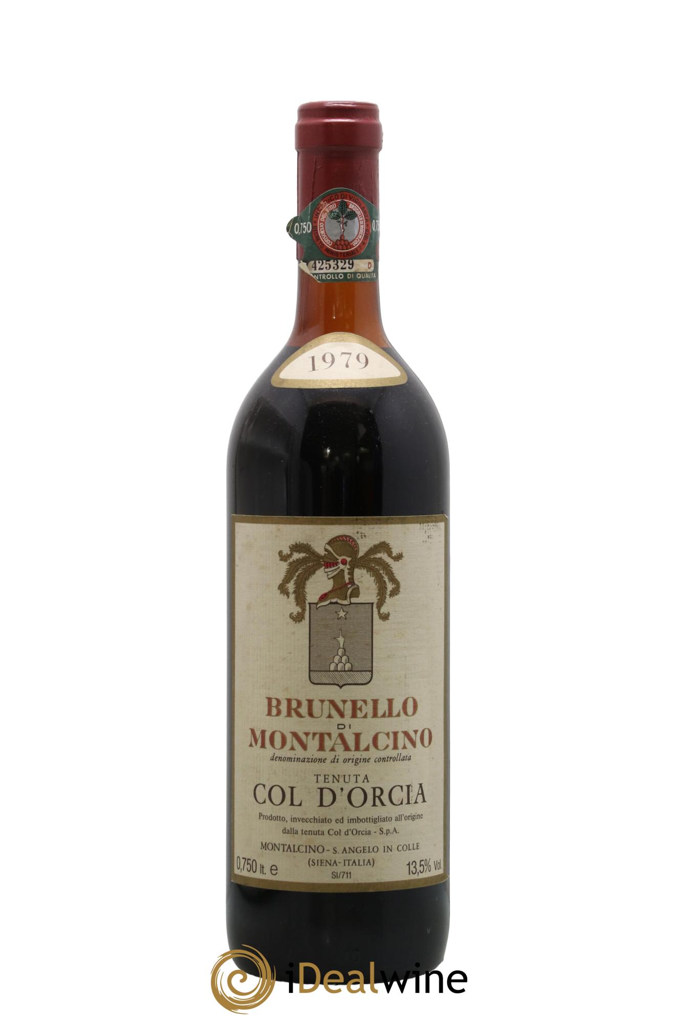Brunello di Montalcino DOCG Tenuta Col d'Orcia 1979 - Posten von 1 Flasche - 0