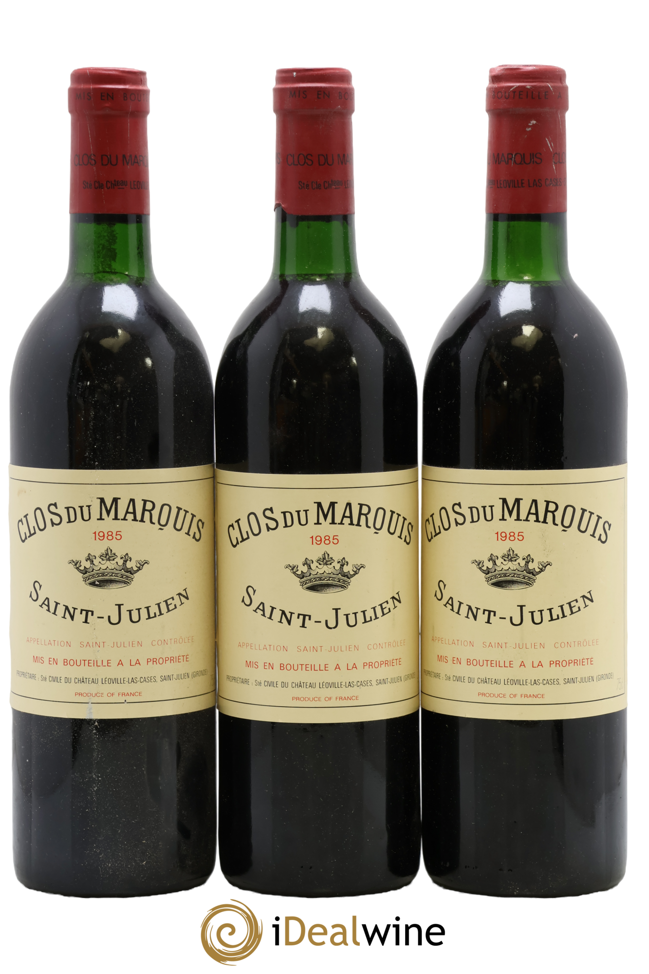 Clos du Marquis 1985 - Lot de 3 bouteilles - 0