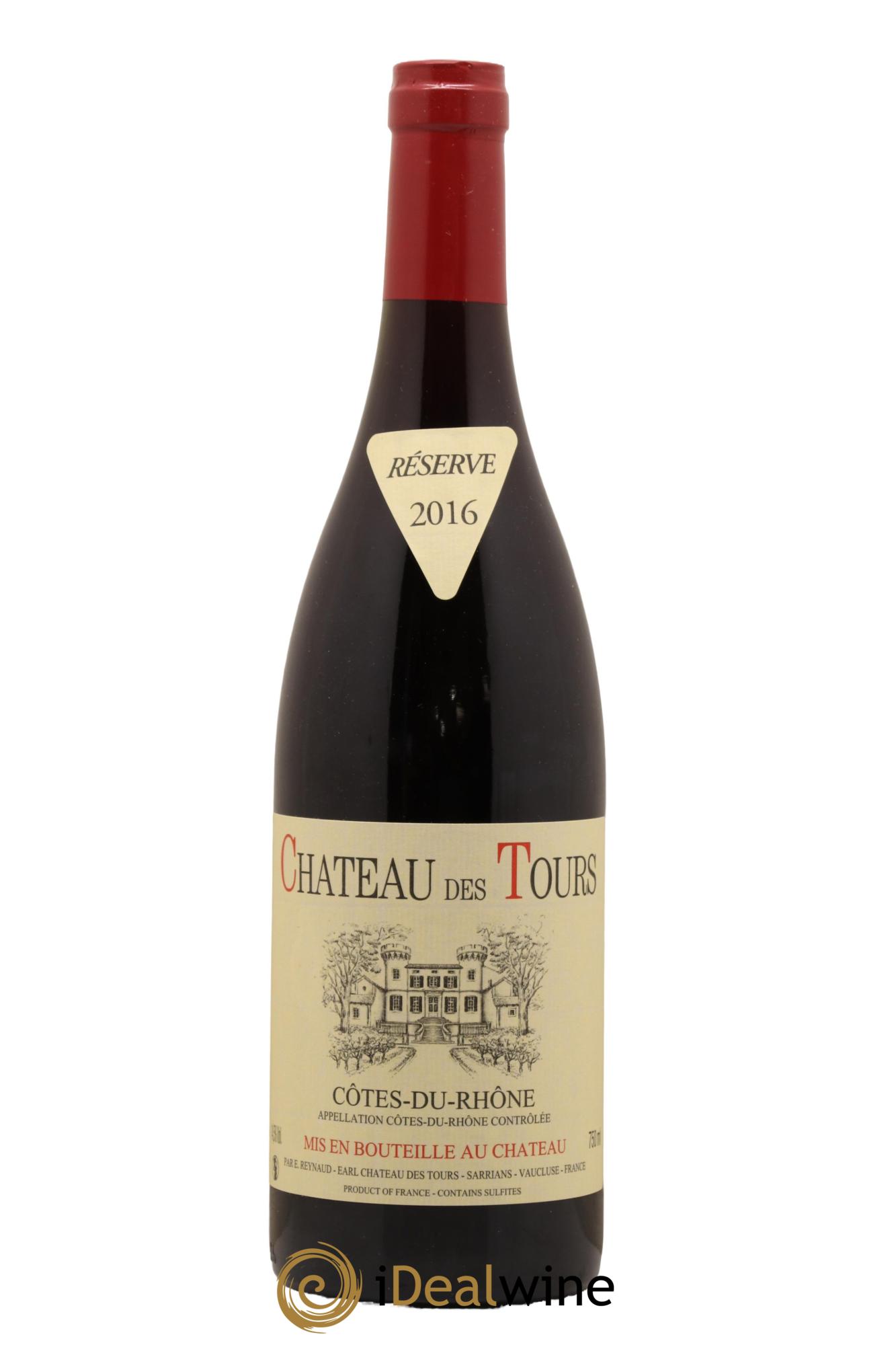 Côtes-du-Rhône Château des Tours Emmanuel Reynaud 2016 - Lot de 1 bouteille - 0