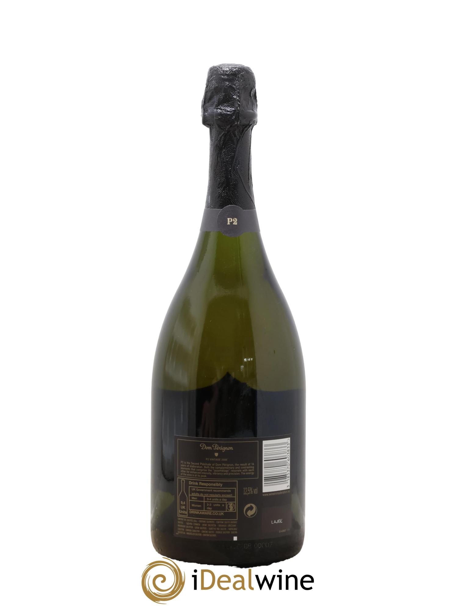 2eme Plénitude (P2) Dom Pérignon 2000 - Posten von 1 Flasche - 2