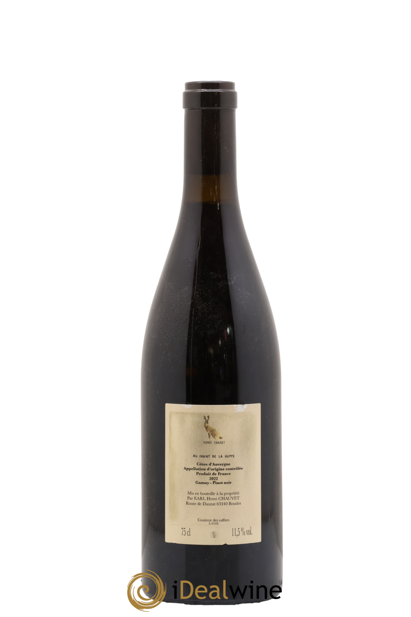 Côtes d'Auvergne Au Chant de la Huppe Henri Chauvet 2022 - Lot of 1 bottle - 1