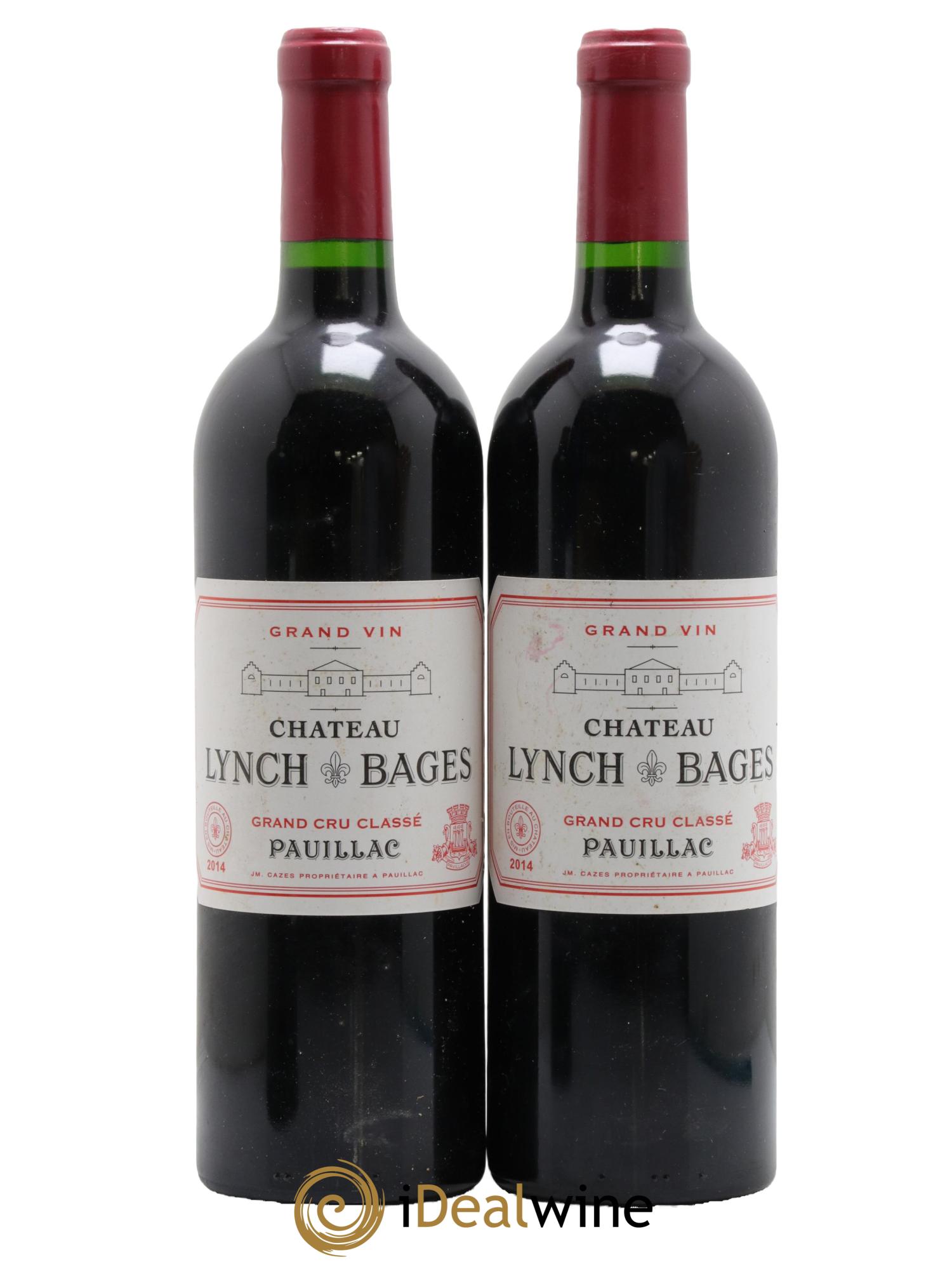 Château Lynch Bages 5ème Grand Cru Classé 2014 - Lot of 2 bottles - 0