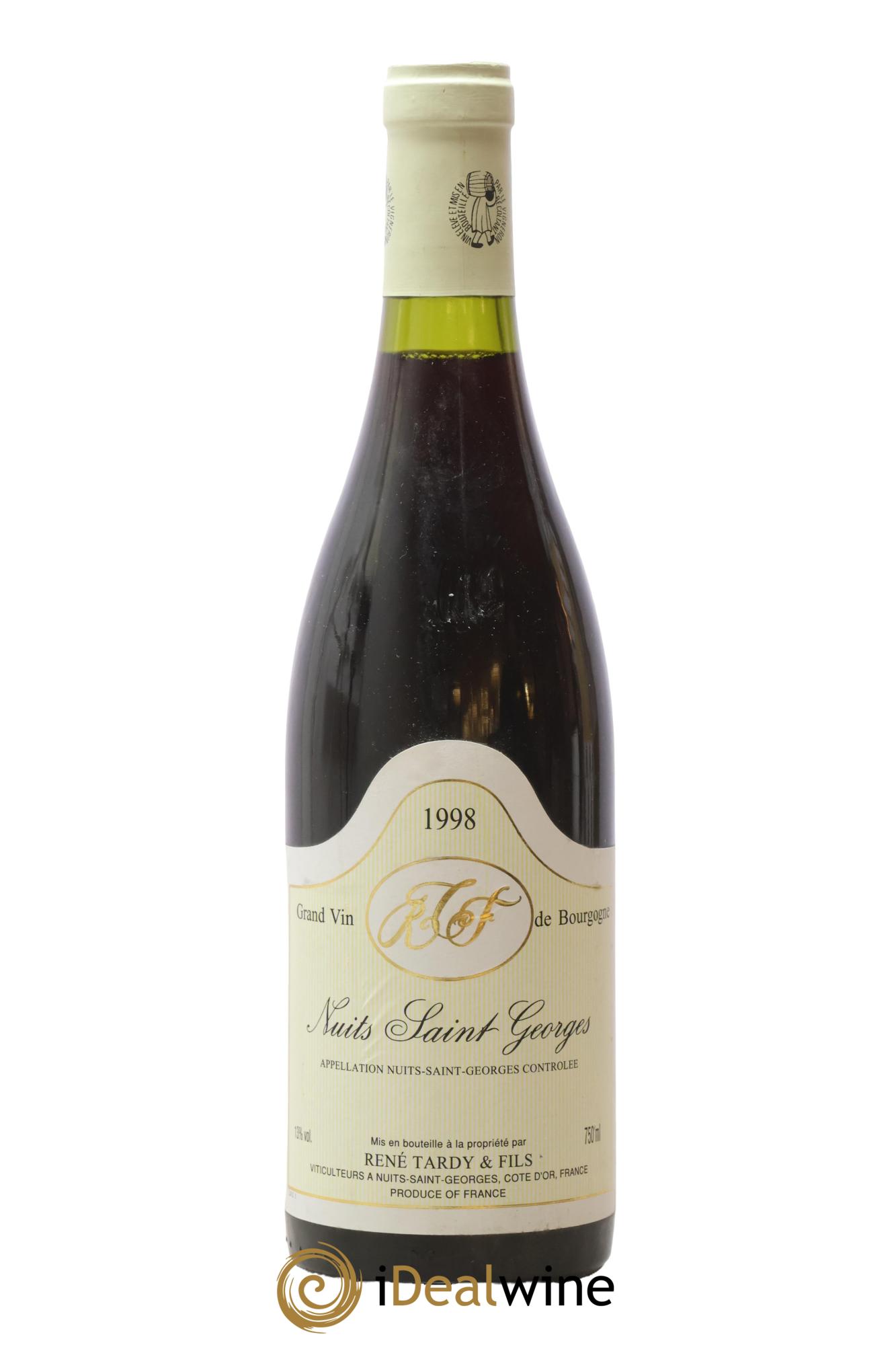 Nuits-Saint-Georges René Tardy & Fils 1998 - Lot de 1 bouteille - 0