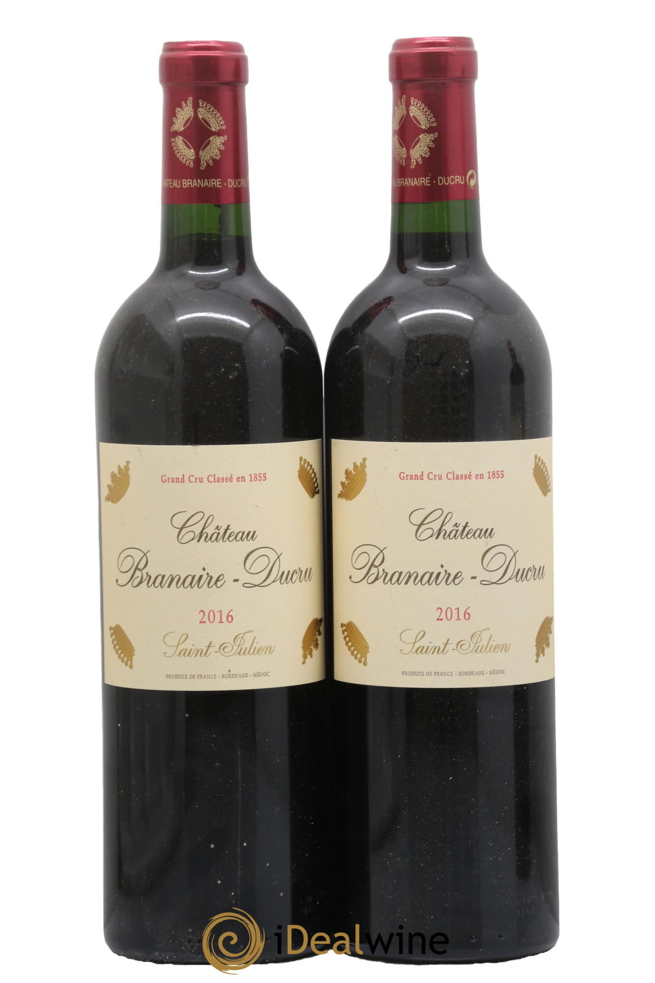 Château Branaire Ducru 4ème Grand Cru Classé 2016 - Posten von 2 Flaschen - 0