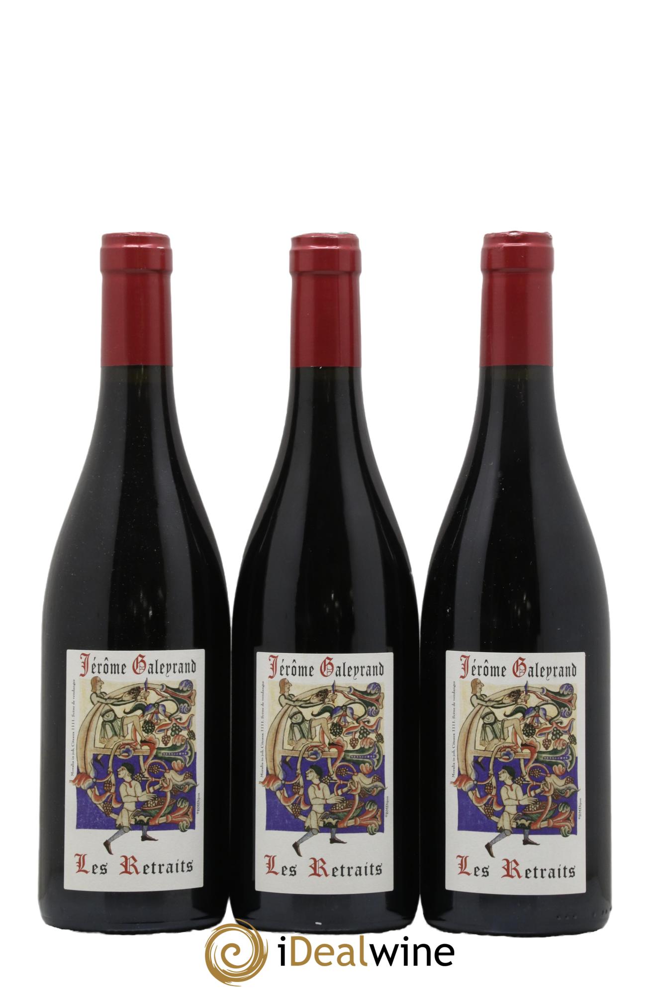 Côte de Nuits-Villages Les Retraits Jérôme Galeyrand 2023 - Lot de 3 bouteilles - 0