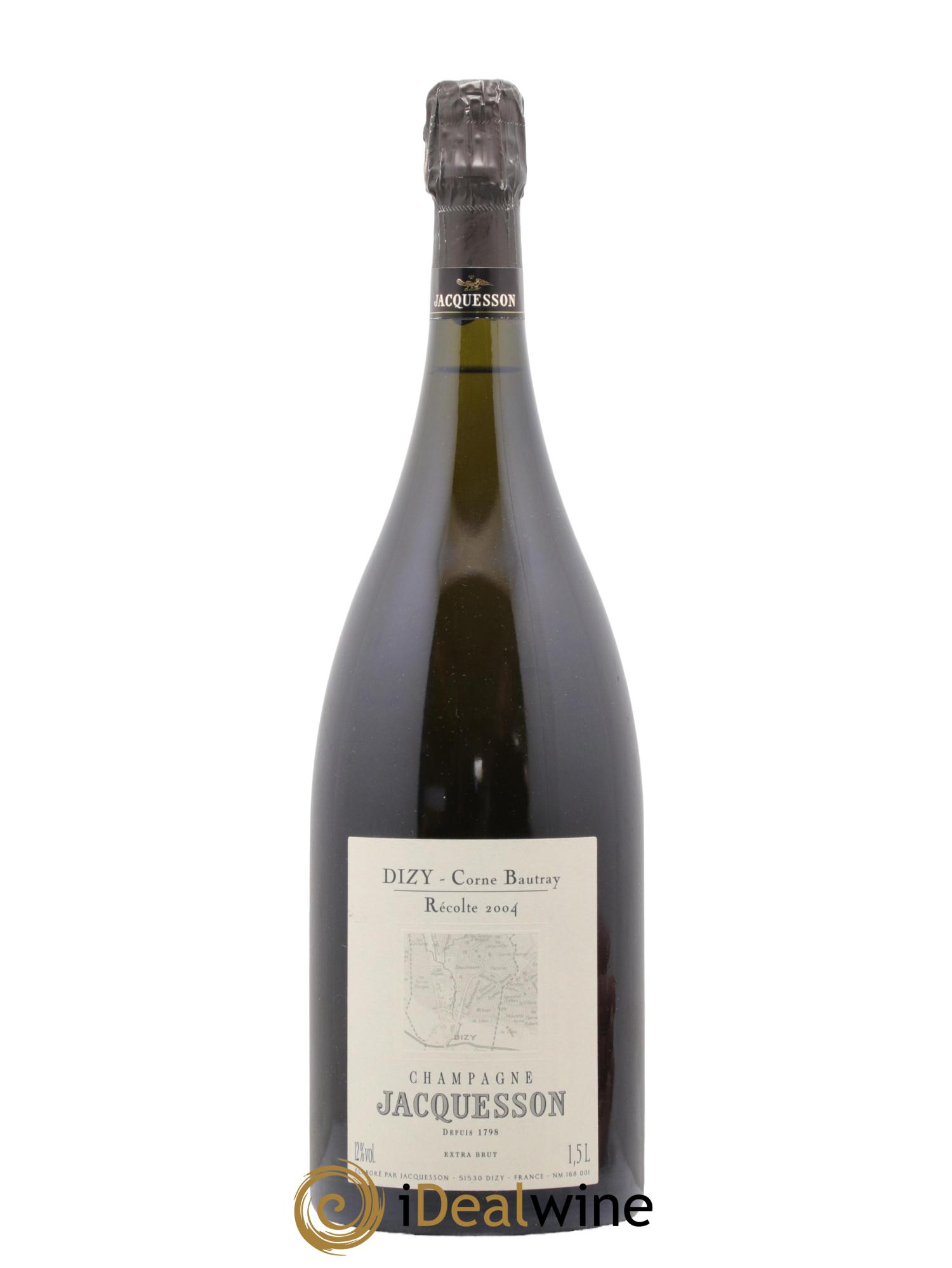 Dizy Corne Bautray Extra-Brut Jacquesson 2004 - Lot de 1 magnum - 0