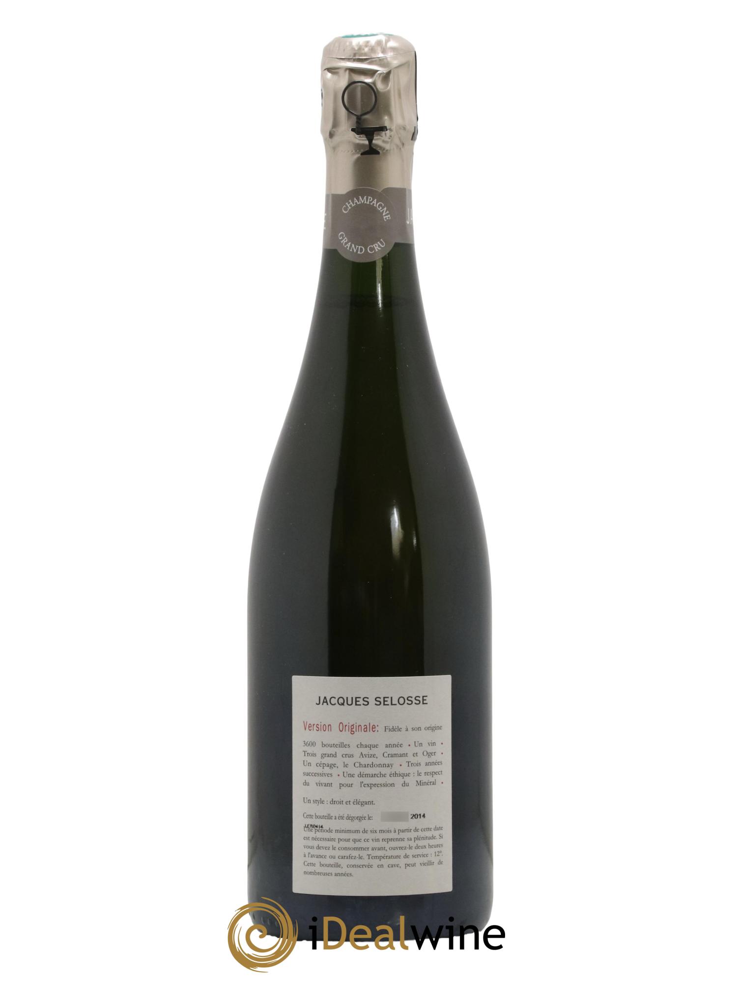 Version Originale Jacques Selosse - Lot de 1 bouteille - 1