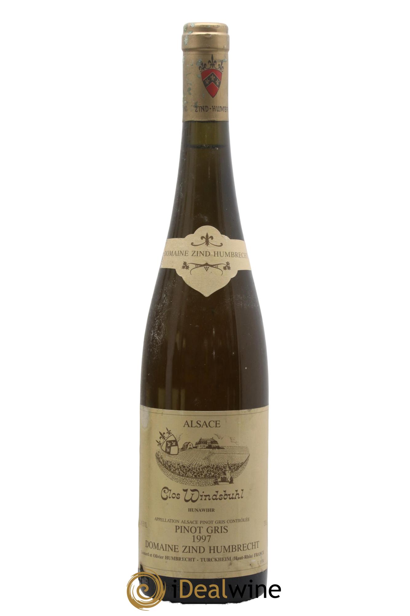 Alsace Pinot Gris Clos Windsbuhl Zind-Humbrecht (Domaine) 1997 - Lot of 1 bottle - 0