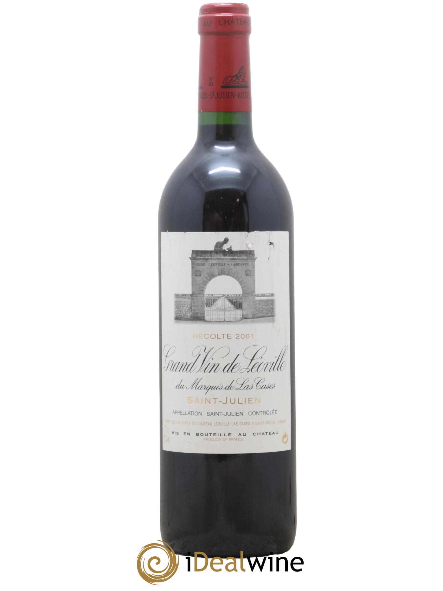 Château Léoville Las Cases 2ème Grand Cru Classé 2001 - Lot de 1 bouteille - 0