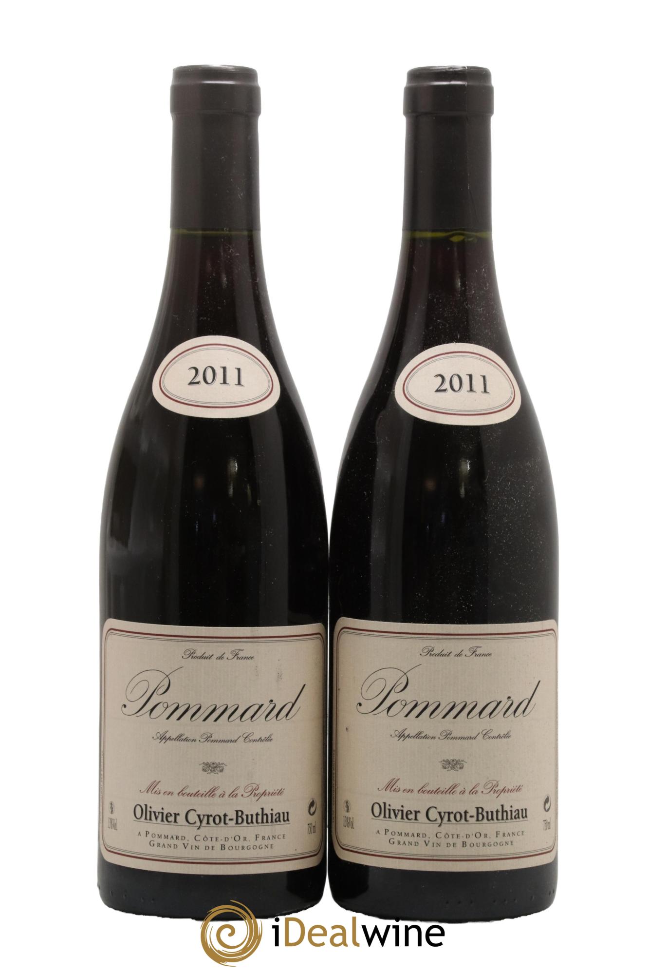 Pommard Cyrot Buthiau 2011 - Lot de 2 bouteilles - 0