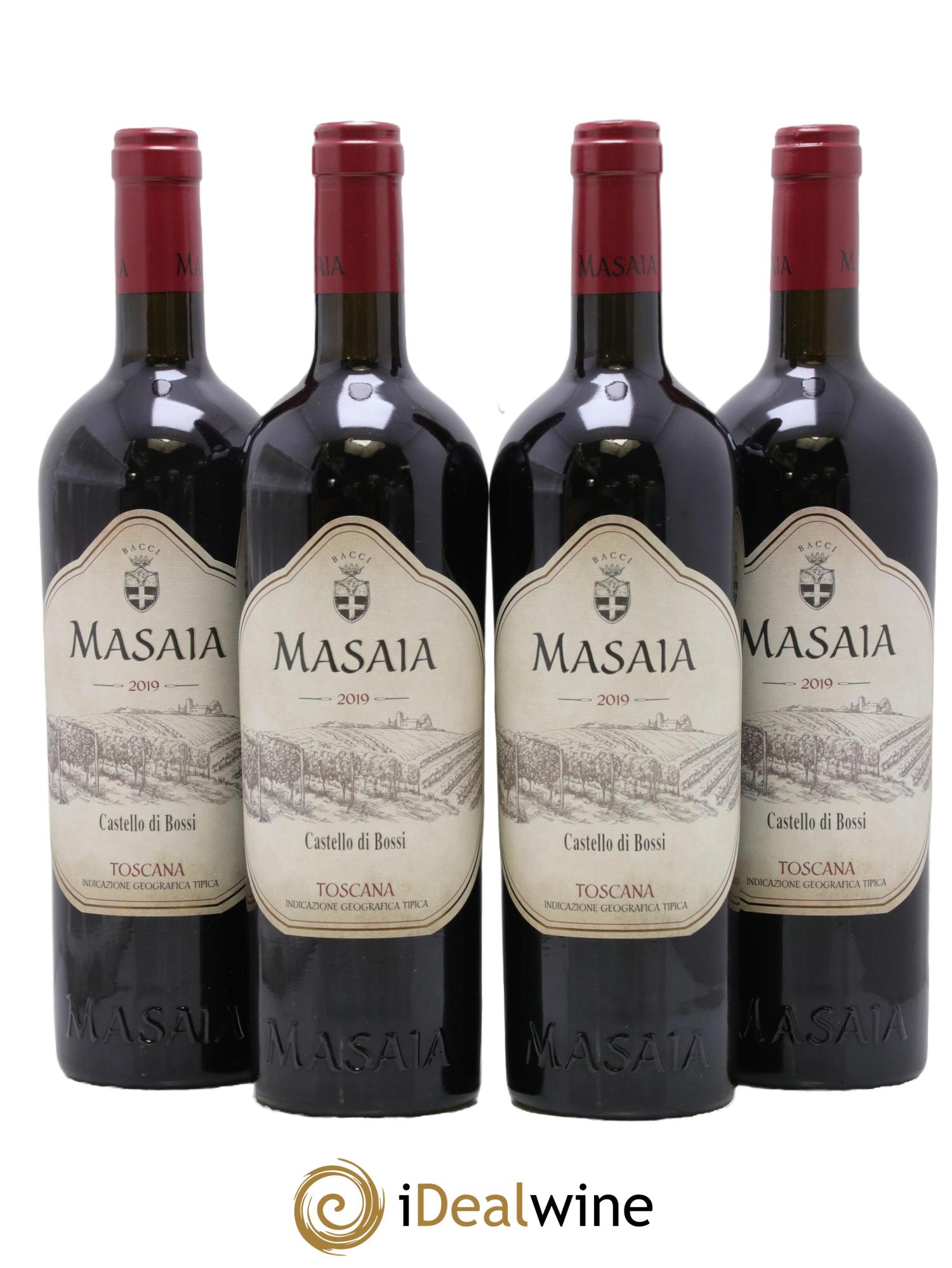 Italie Toscana Masaia Castello Di Bossi 2019 - Lot de 4 bouteilles - 0
